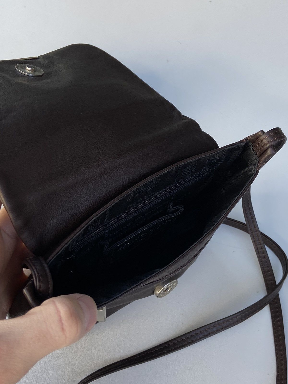 Designer RENATO ANGI FULL LEATHER SLING BAG Size ONE SIZE - 13 Thumbnail
