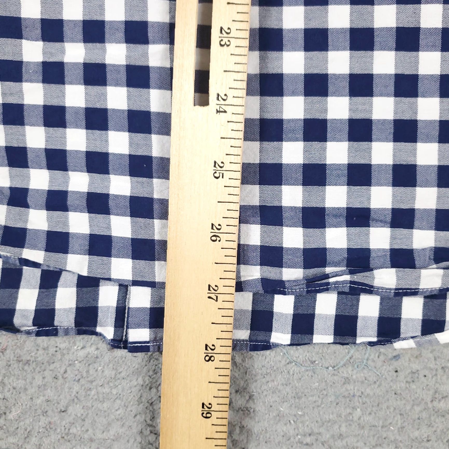 Tommy Hilfiger VINTAGE Tommy Hilfiger Shirt Mens Medium Blue Check Casual Button Up Long Sleeve Size US M / EU 48-50 / 2 - 4 Thumbnail