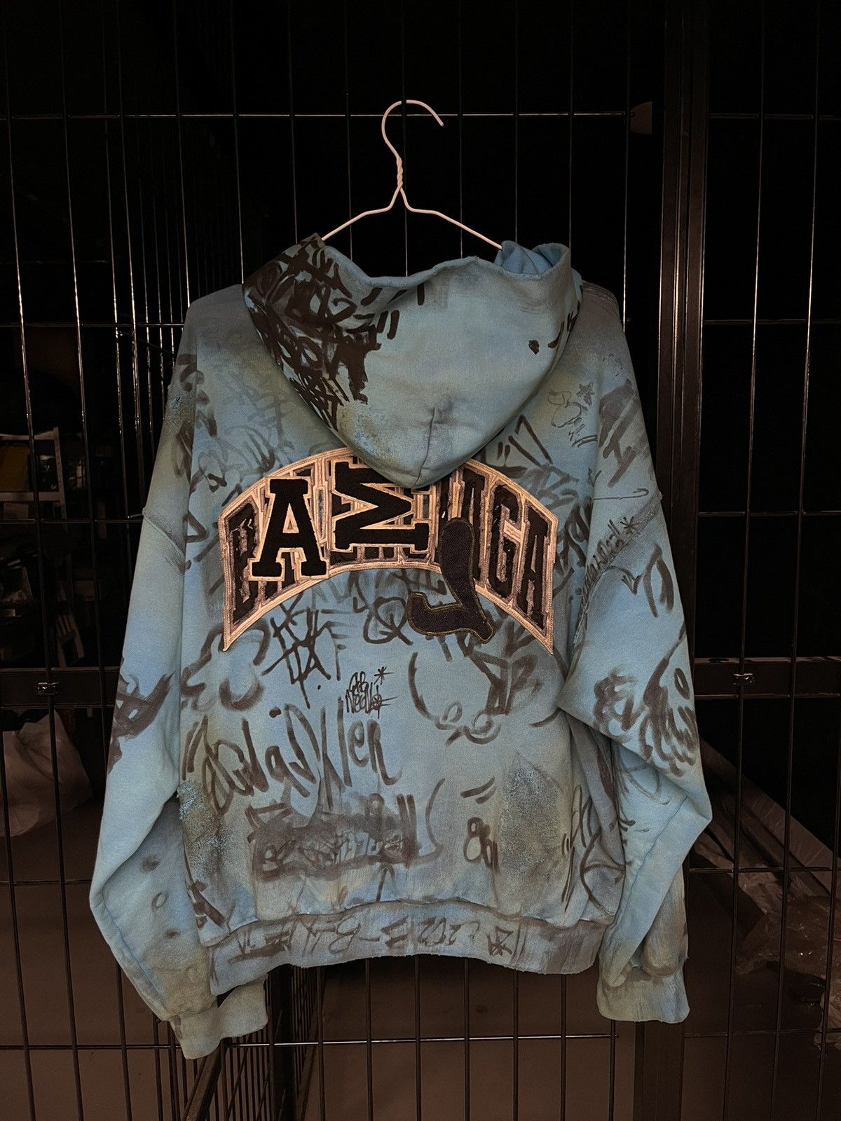 Balenciaga Balenciaga Blue Skater Zip Hoodie Size US S / EU 44-46 / 1 - 8 Thumbnail