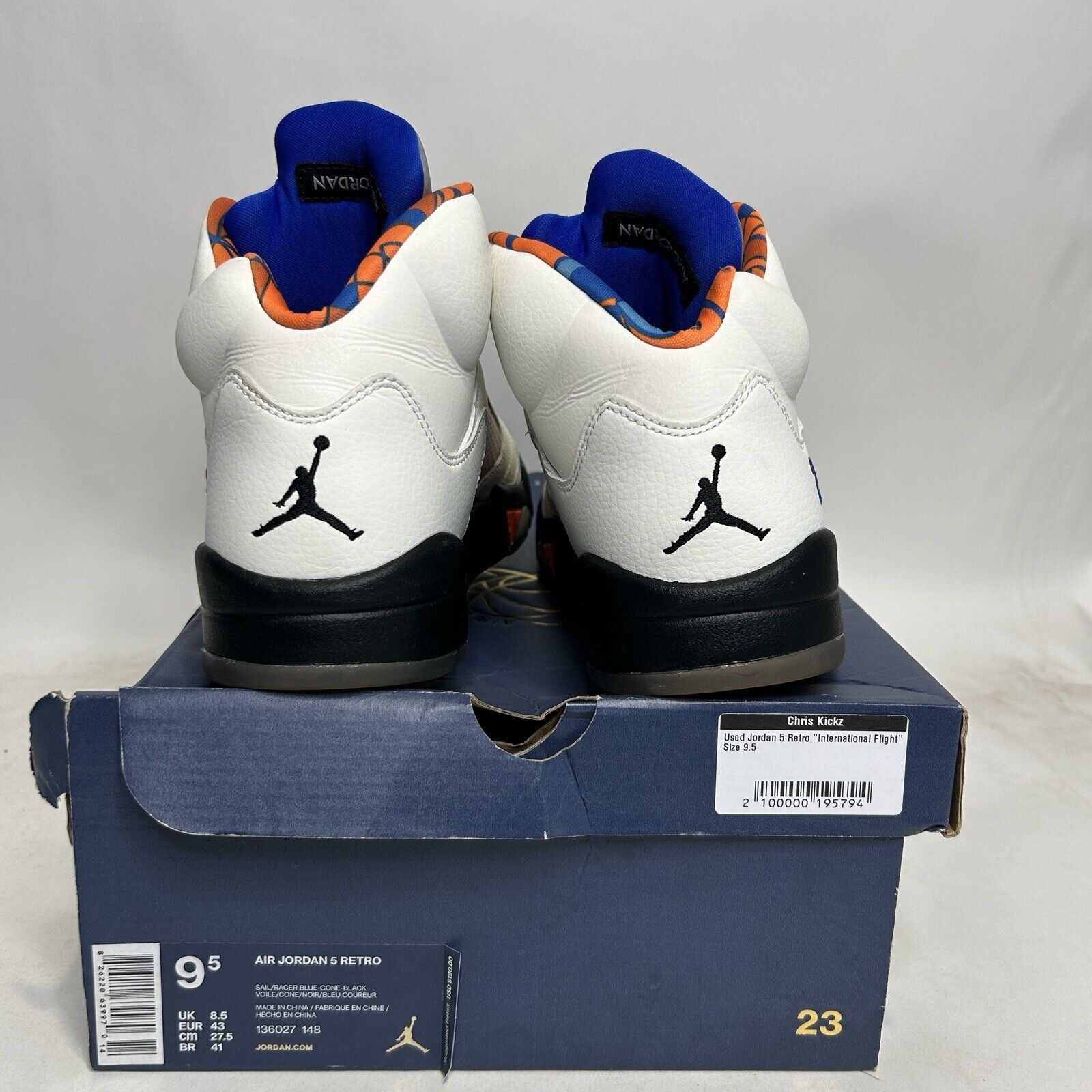 Jordan Brand Nike Air Jordan 5 Retro OG “International Flight” 2024 Size US 9.5 / EU 42-43 - 5 Thumbnail