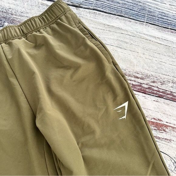 Gymshark Gymshark Men's Olive Performance Jogger Pants Size US 32 / EU 48 - 4 Thumbnail