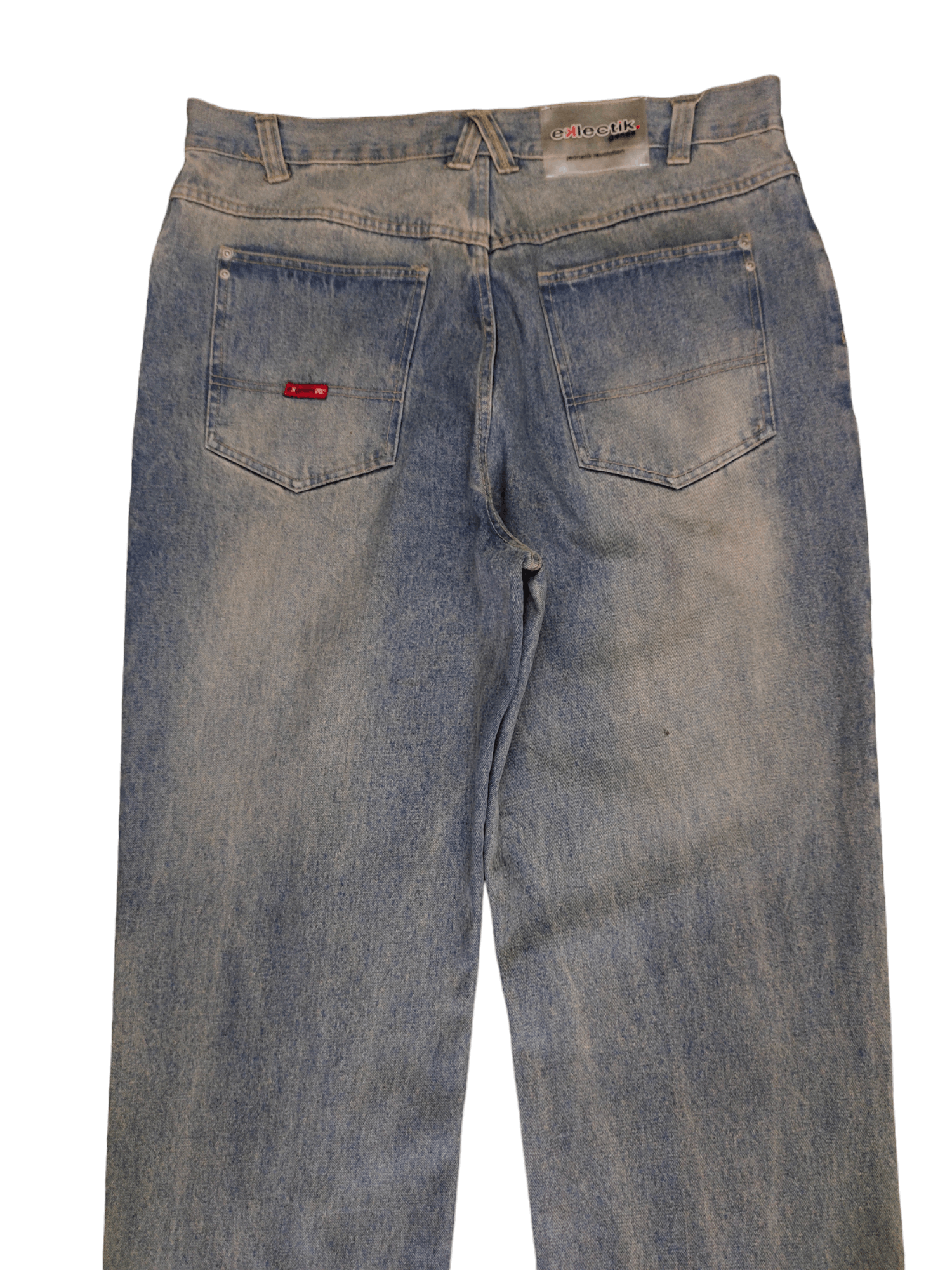 Ecko Unltd. Baggy Jeans Eklectik Genes Sand Wash Wide Leg Jeans Y2k Jnco Size US 38 / EU 54 - 2 Thumbnail