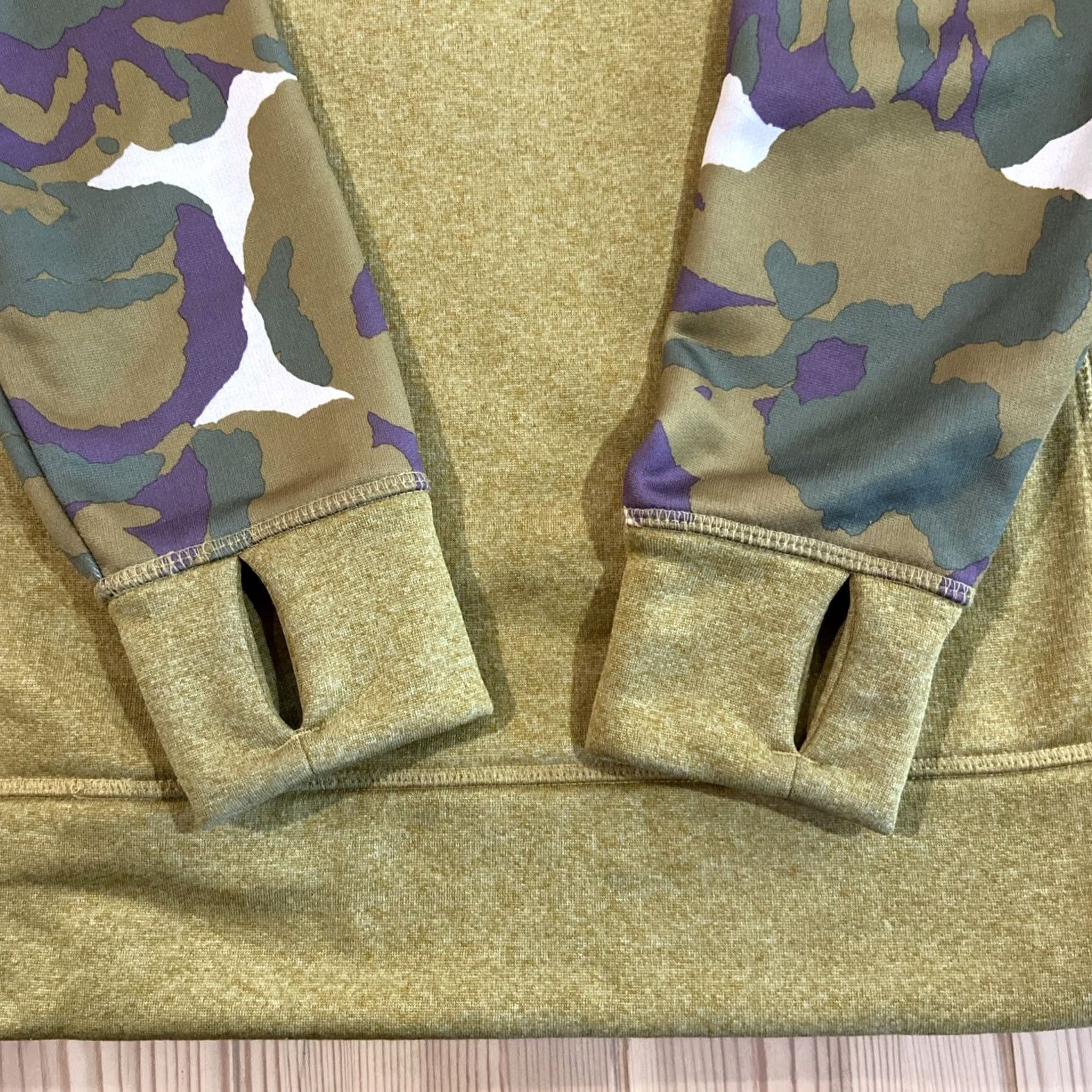 Burton Burton Mens Small Weatherproof Fleece Lined Pullover Hoodie Camo Size US S / EU 44-46 / 1 - 7 Thumbnail