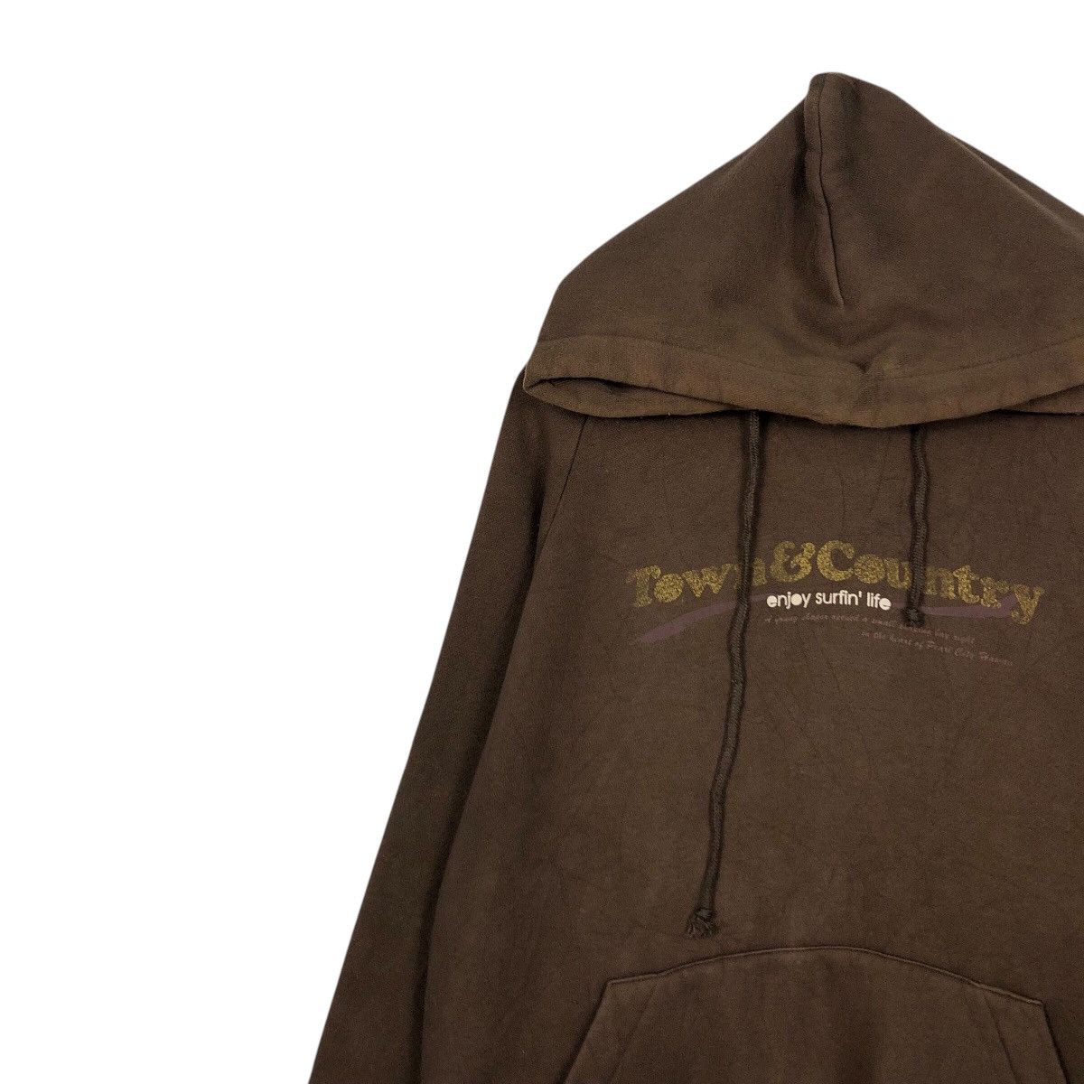 Japanese Brand × Vintage 📌Vintage Hoodie Pull Over Town & Craft Hawaii Surf Big Logo Size US M / EU 48-50 / 2 - 8 Thumbnail
