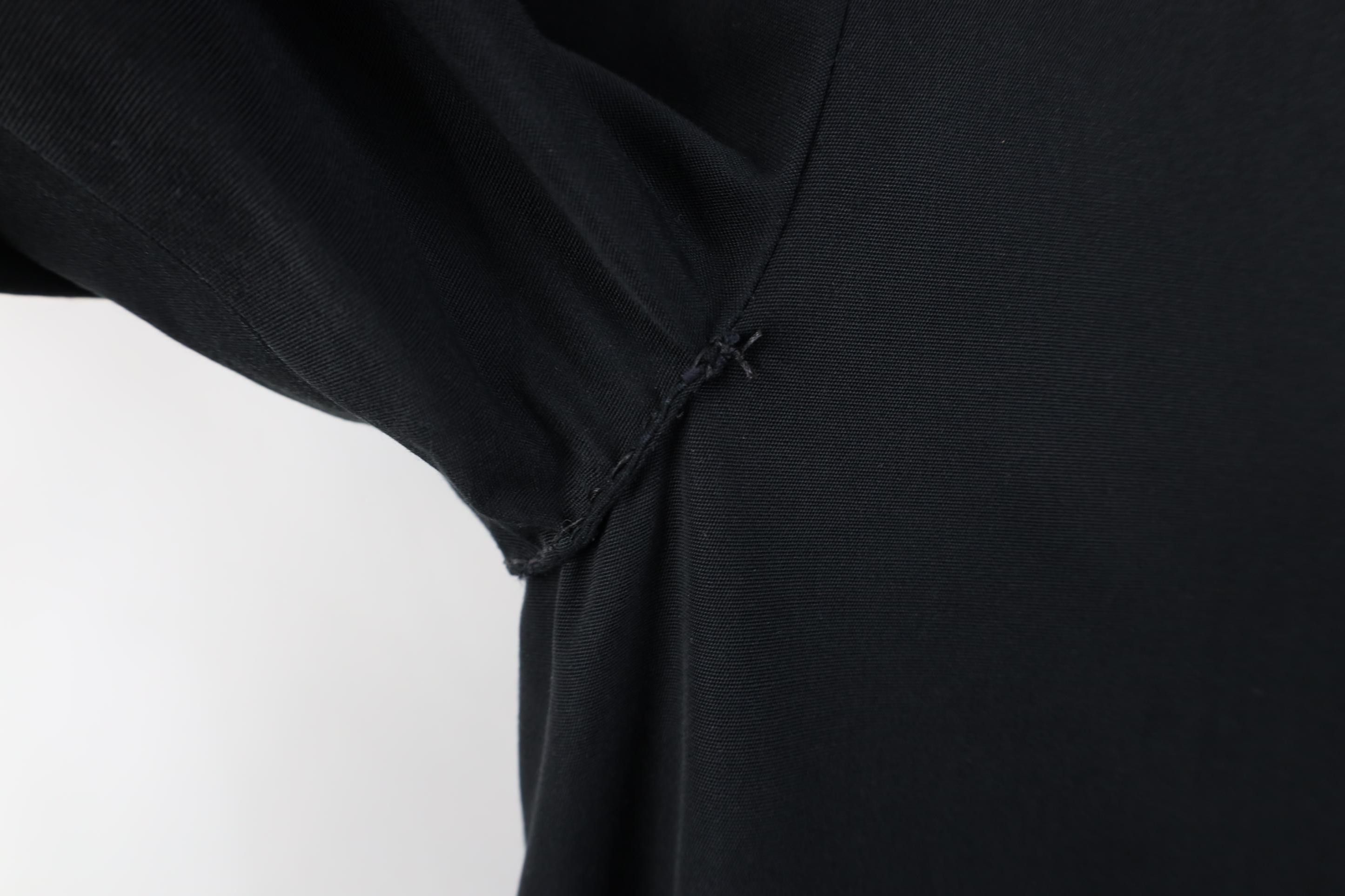 Vintage Vintage 50s 60s Lined Trench Coat Rain Jacket Black USA Size US L / EU 52-54 / 3 - 6 Thumbnail