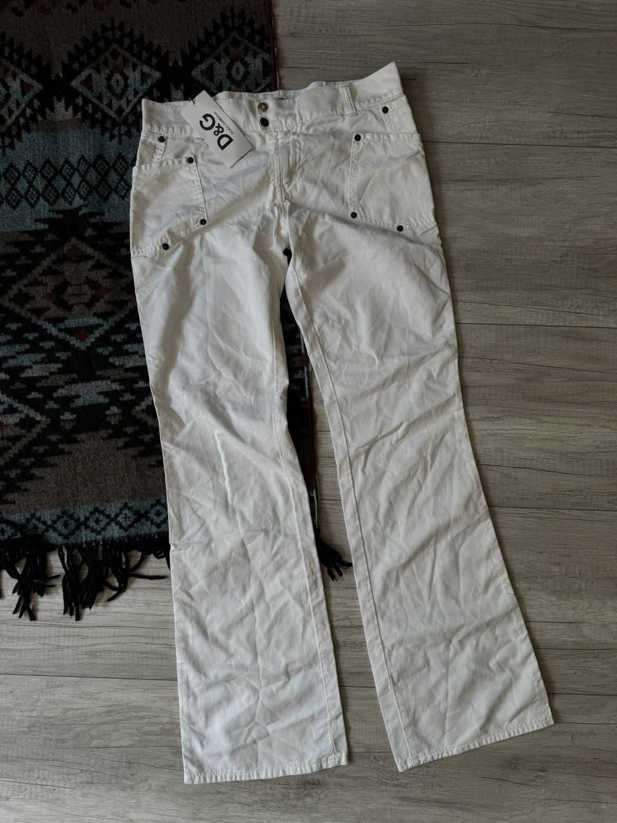 Dolce & Gabbana Dolce & Gabbana Flared Vintage Jeans Size 30" / US 8 / IT 44 - 1 Thumbnail