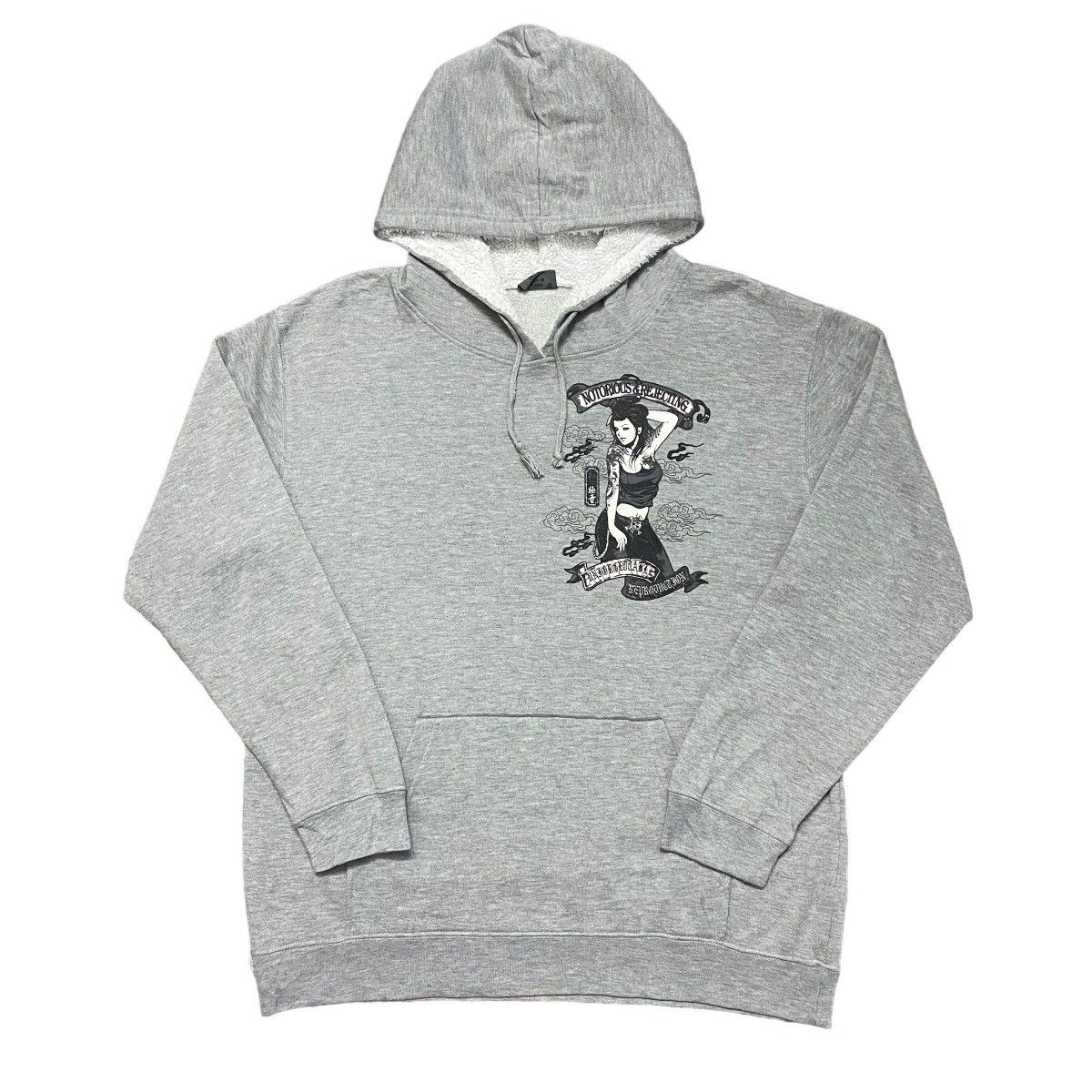 Hysteric Glamour Bullet Noise Print Hoodie The Fusion Japan Koi Fish Japanese Size US L / EU 52-54 / 3 - 3 Thumbnail