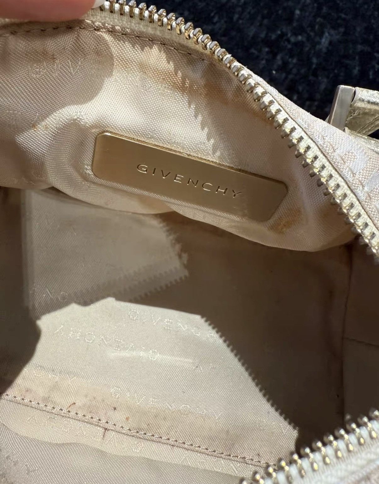Givenchy Givenchy Mini Pink Monogram & Leather Boston Bag J36 Size ONE SIZE - 6 Thumbnail