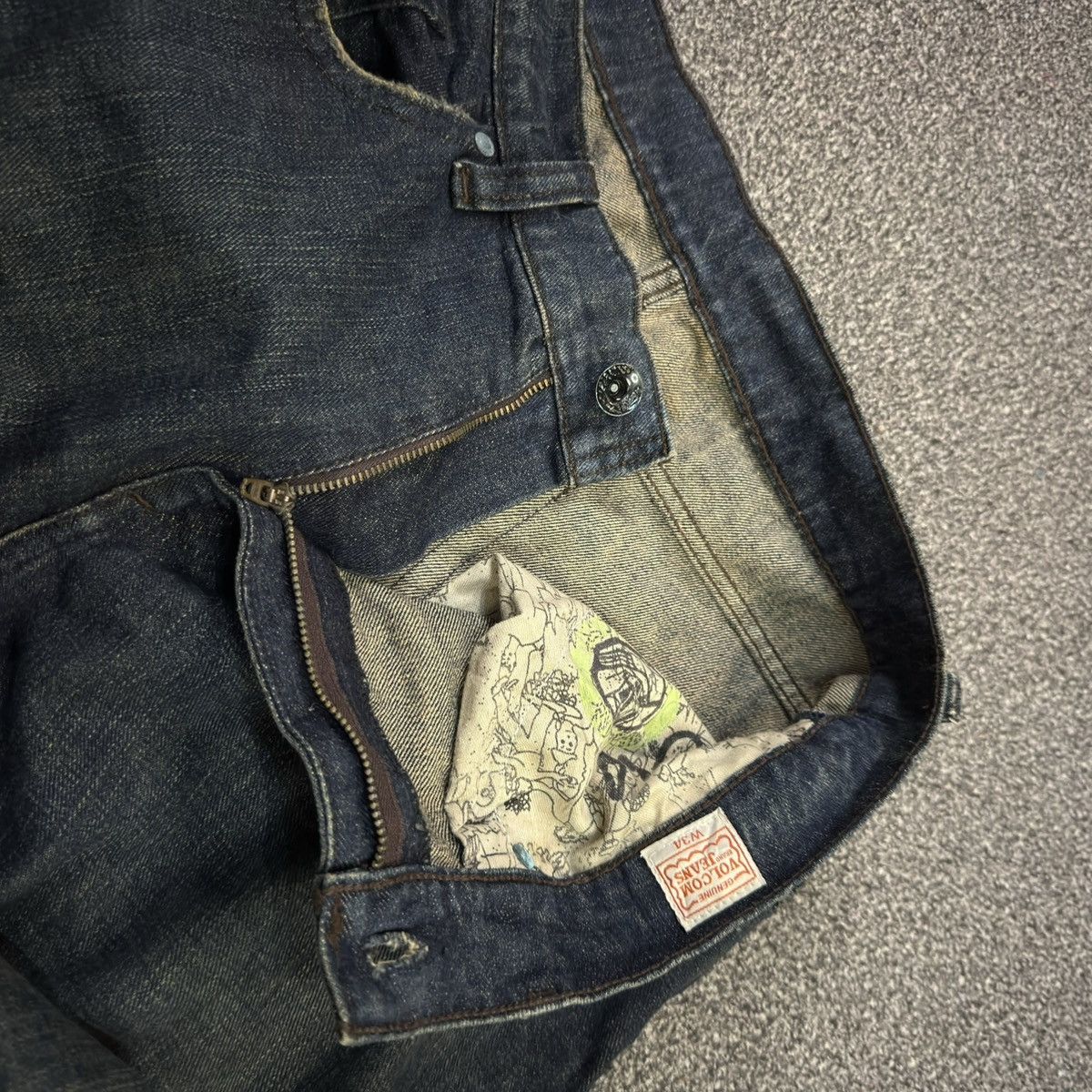 Volcom Vintage Mark Appleyard Boardwear Skate Denim Y2k Style Size US 34 / EU 50 - 13 Thumbnail