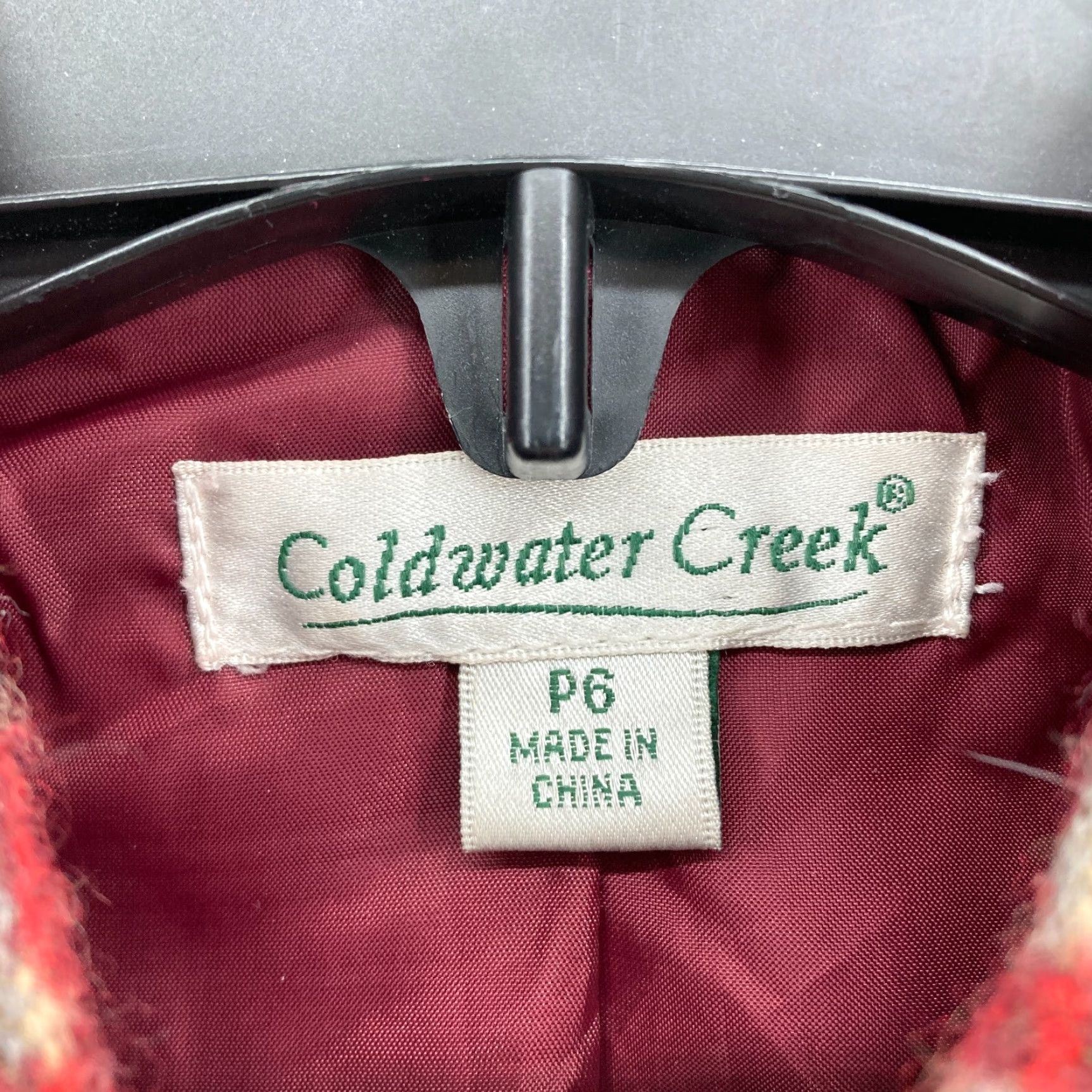 Coldwater Creek Coldwater Creek Aztec Western Jacket Women's 6P Red Wool Blend Button Front Size M / US 6-8 / IT 42-44 - 5 Thumbnail