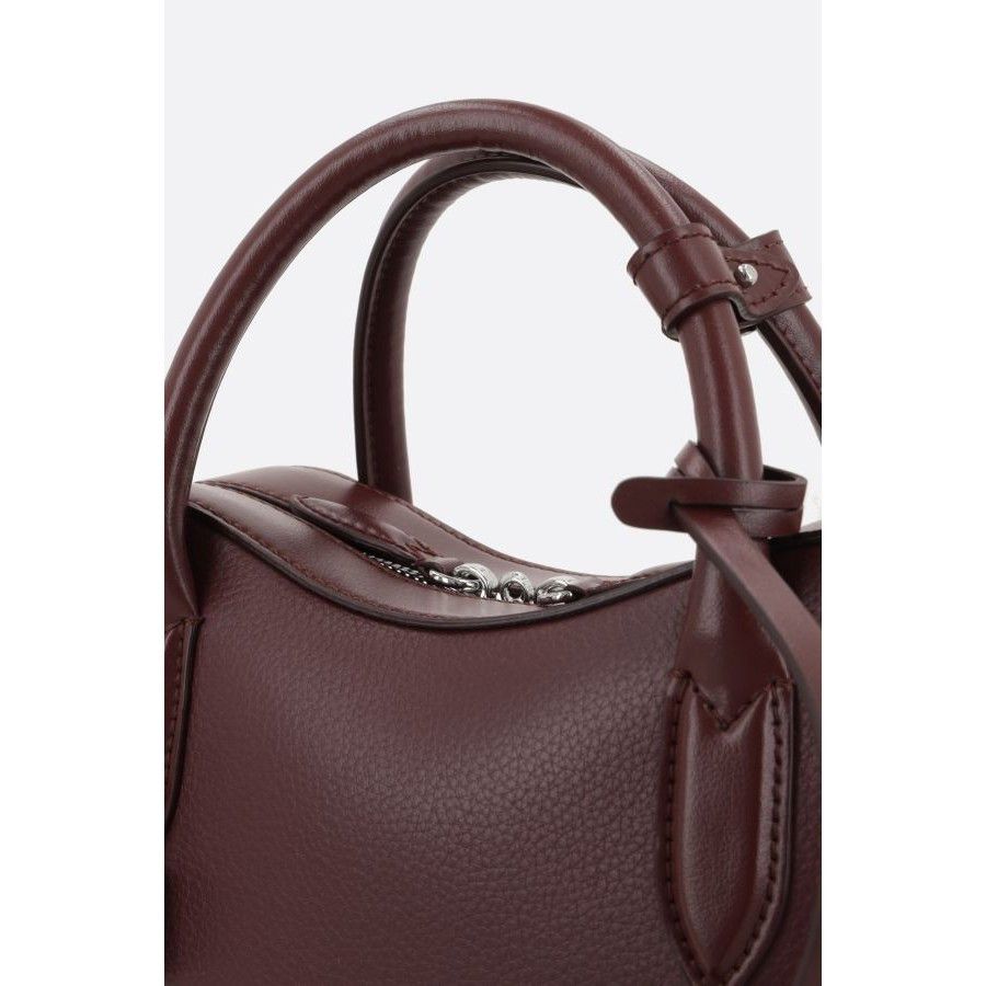 Stella McCartney STELLA MCCARTNEY Ryder Burgundy Red Leather Crossbody Bag Ne Size ONE SIZE - 4 Thumbnail