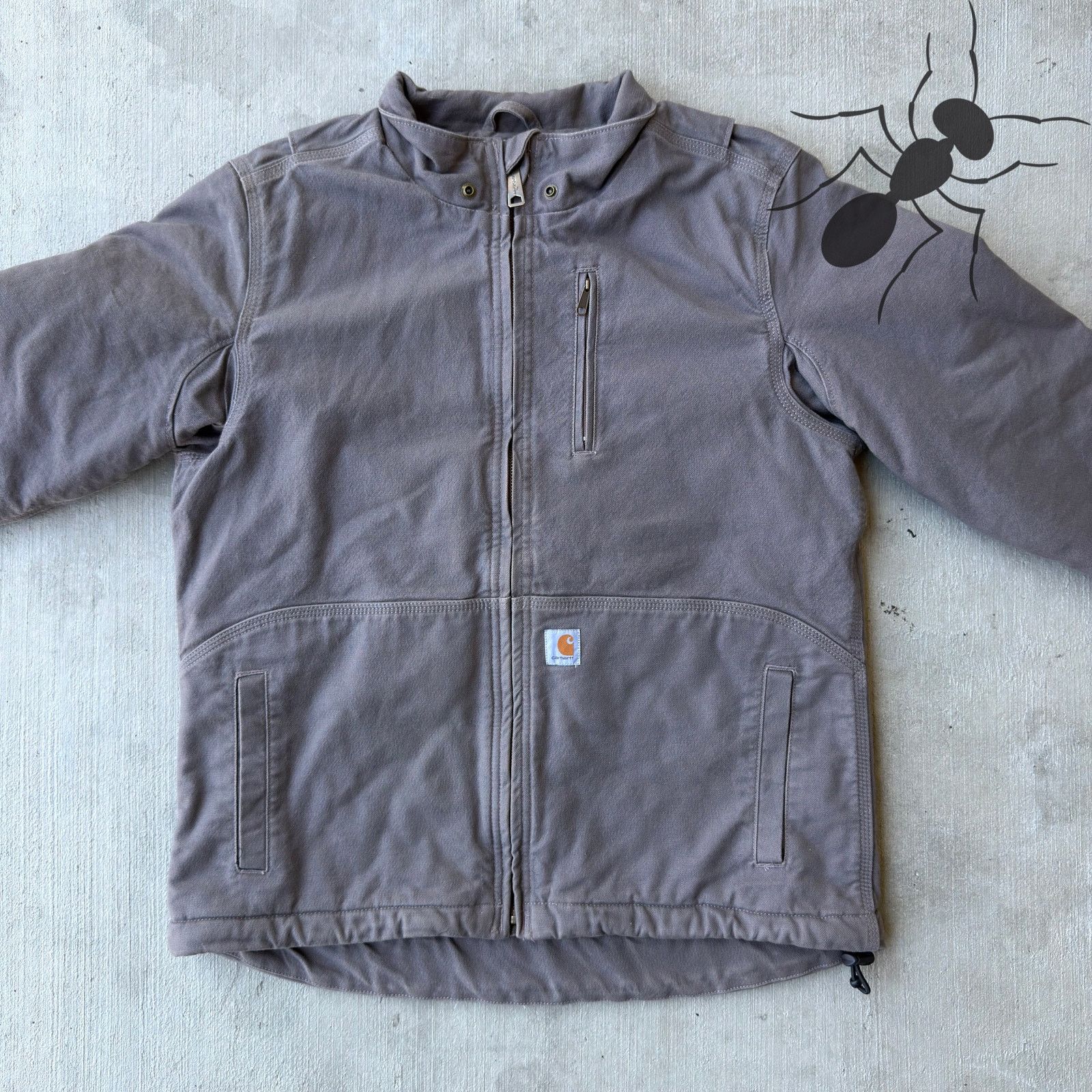 Carhartt × Vintage Carhartt gray coat work wear jacket Size US M / EU 48-50 / 2 - 3 Thumbnail