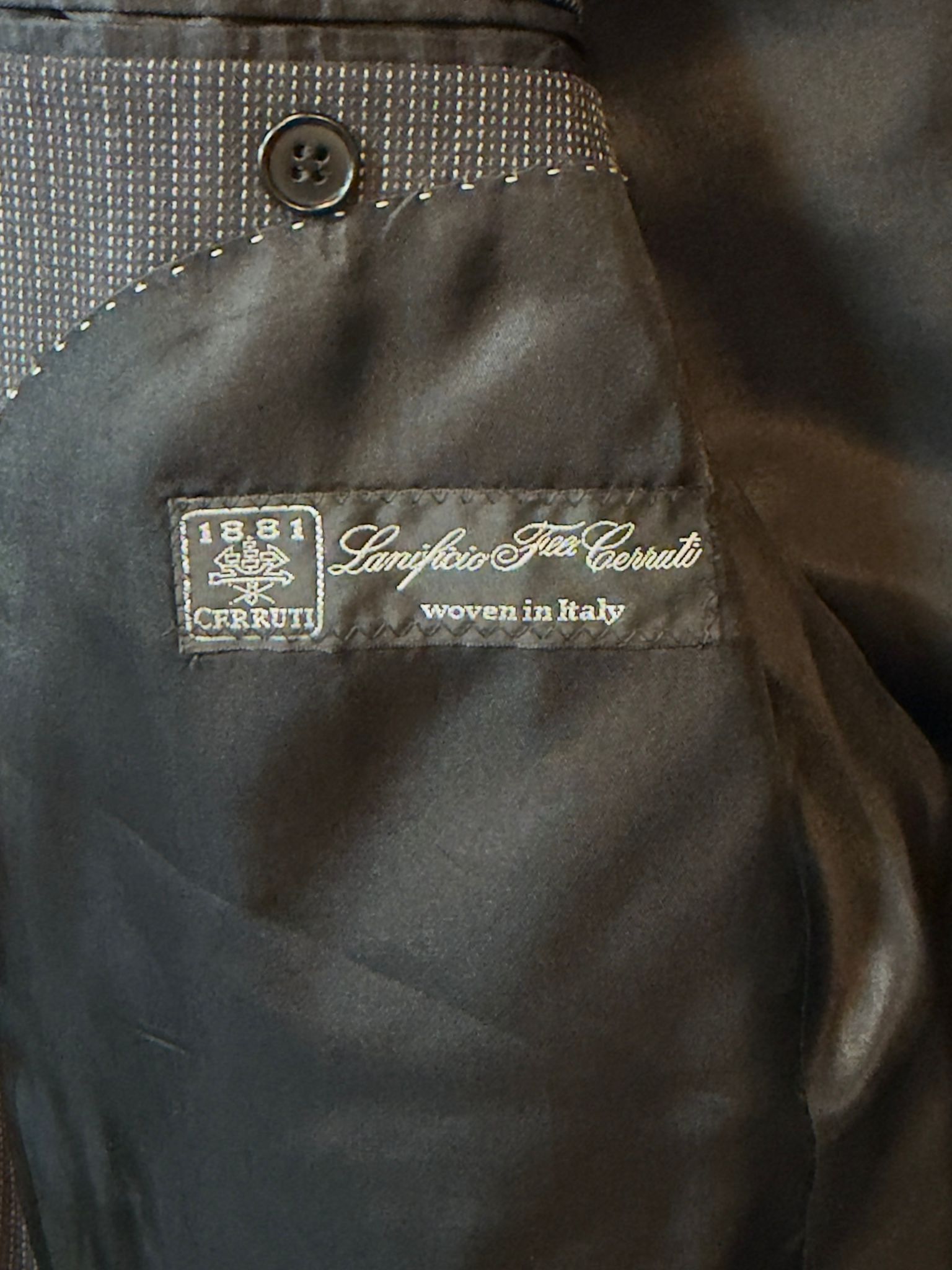 Cerruti 1881 Vintage Y2k Cerruti Wool blazer Woven in Italy Size 42R - 4 Thumbnail
