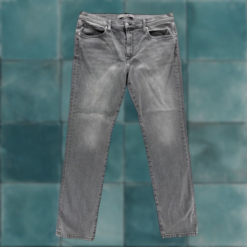 Vintage Joe's Jeans The Brixton Straight Jeans Mens 38x34 Gray Slim Stretch Denim Size US 38 / EU 54 - 1 Thumbnail