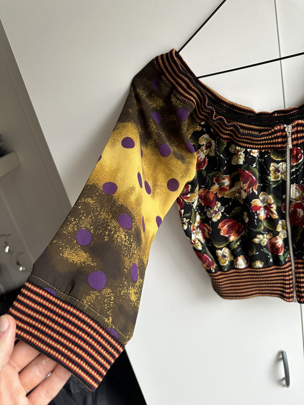 Jean Paul Gaultier bolero shrug floral vintage blouse Japan