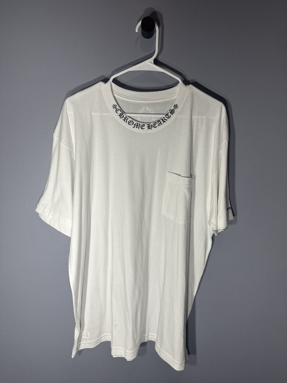 Chrome Hearts Chrome hearts neck logo tshirt Size US XXL / EU 58 / 5 - 1 Thumbnail