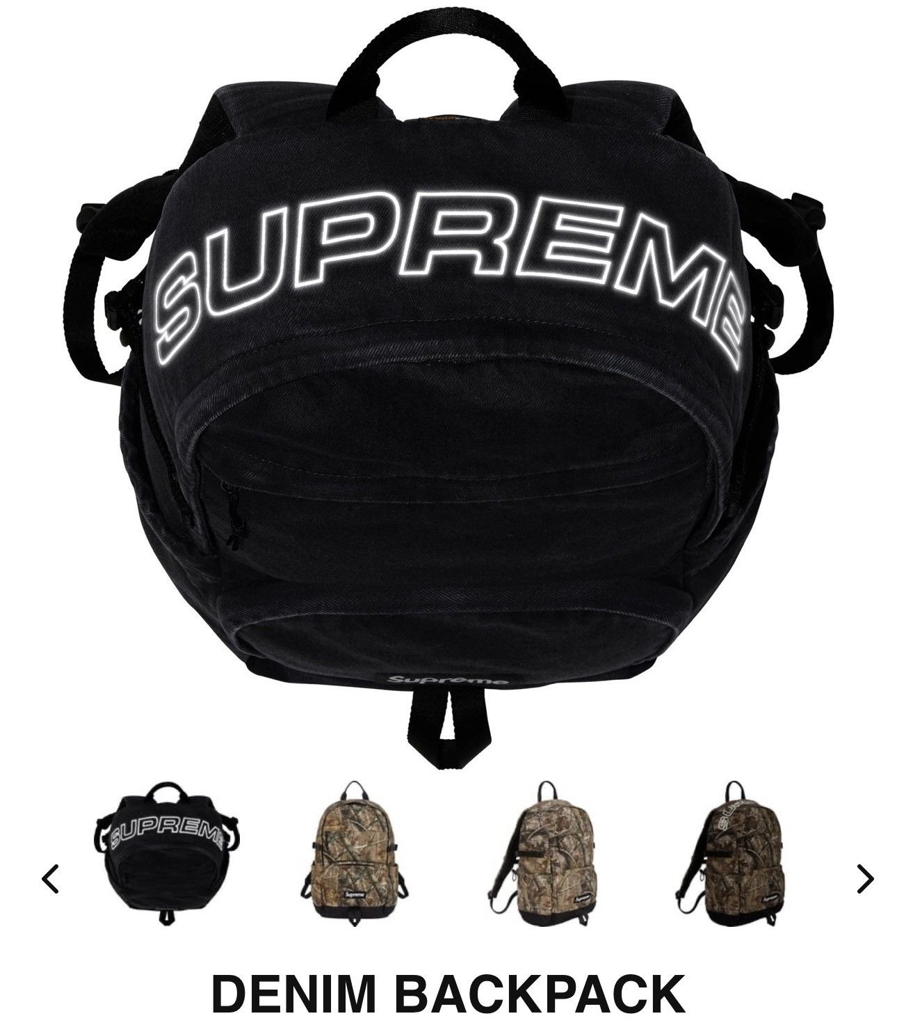 Supreme SUPREME DENIM BACKPACK FW25 Size ONE SIZE - 22 Thumbnail