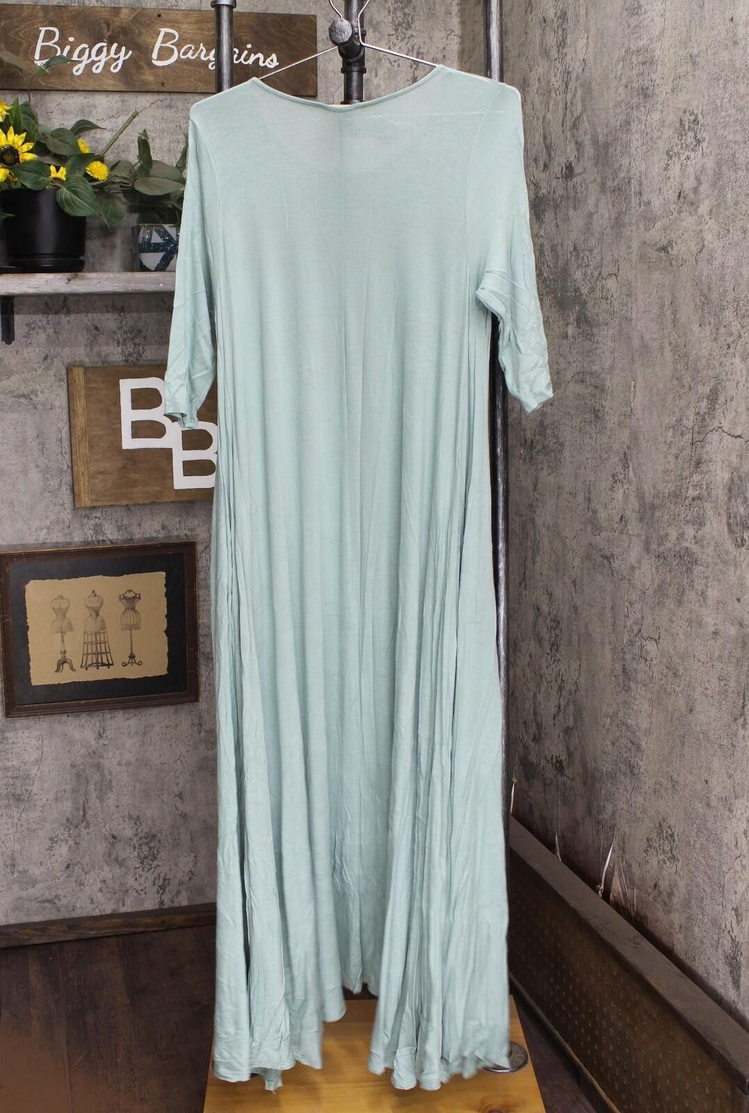 Other Nwt Love In A-line Unlined Flowy Dress D6190c S Sage Green Size S / US 4 / IT 40 - 2 Thumbnail