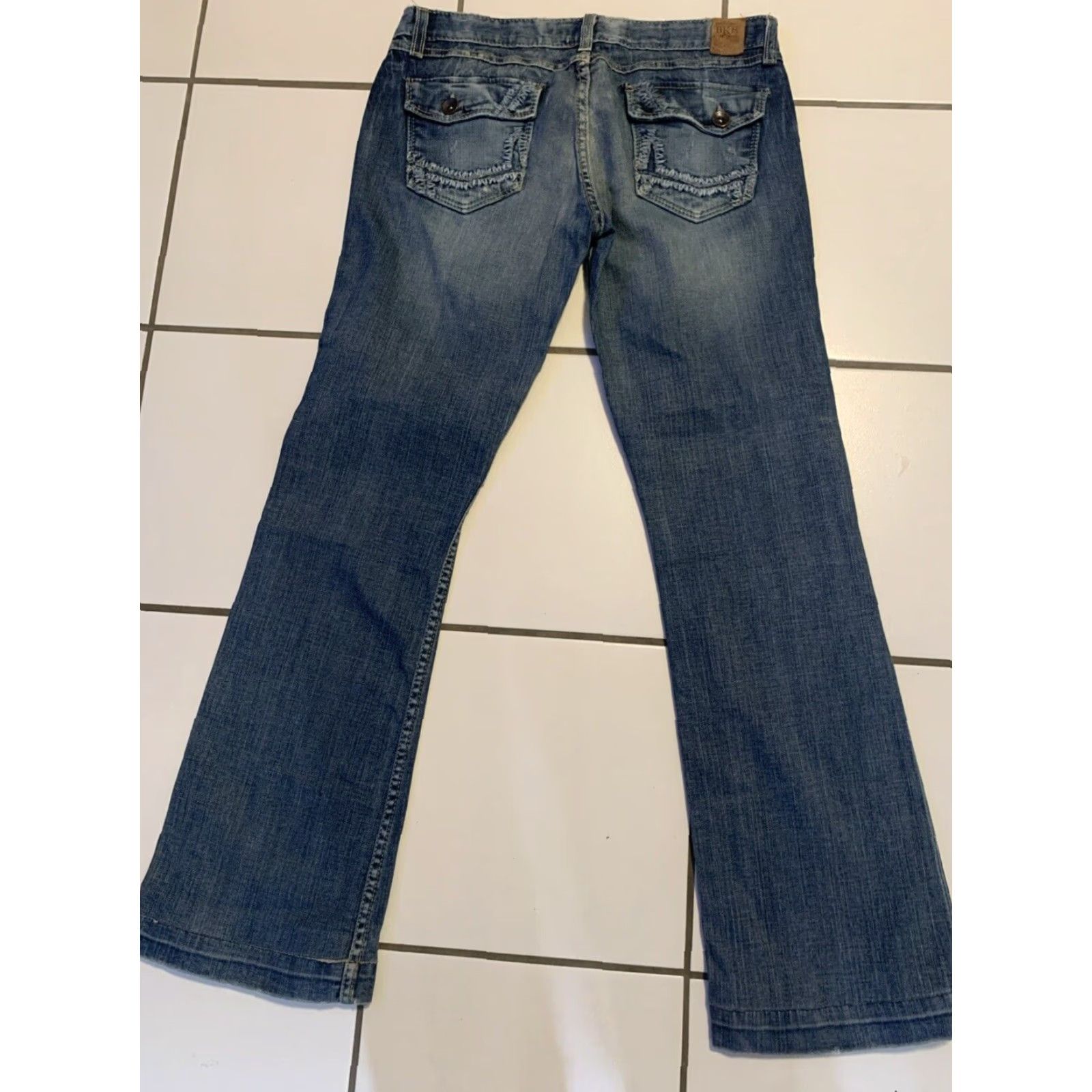 BKE VINTAGE BKE Buckle Jeans Madison Bootcut Denim Stretch Women's 34x32.5 Blue Size 24" / US 00 / IT 34 - 2 Thumbnail