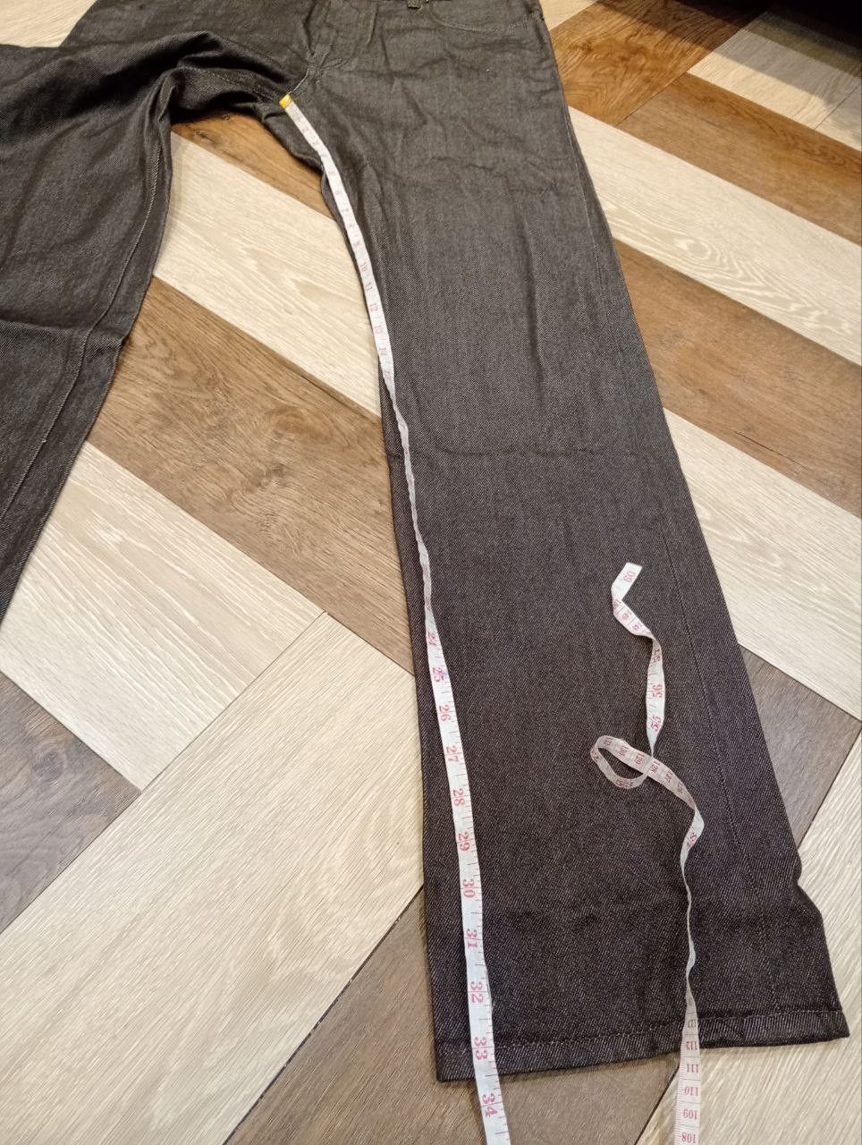Louis Vuitton LUXURY LOUIS VUITTON COMBINE WOOL COTTON DENIM PANTS Size US 34 / EU 50 - 19 Thumbnail