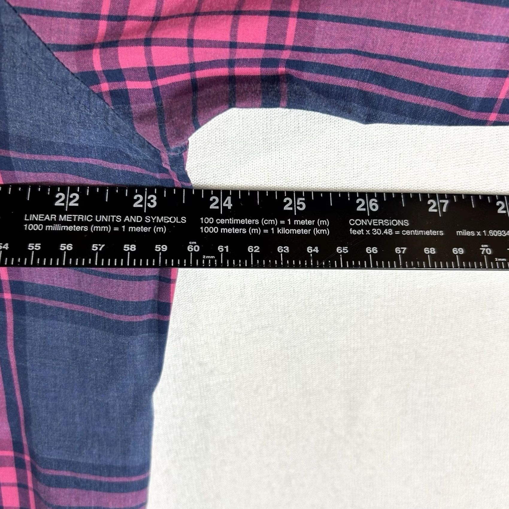 Bonobos Bonobos Button-Up Shirt Mens L Long Sleeve Pink Blue Plaid Top Size US L / EU 52-54 / 3 - 7 Thumbnail