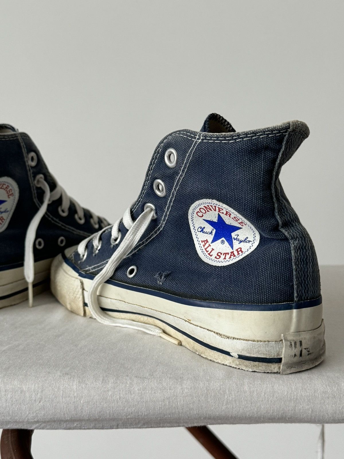 Converse × Vintage Vintage 80s Converse Chuck Taylor Made In USA High Top Size US 5 / IT 35 - 5 Thumbnail