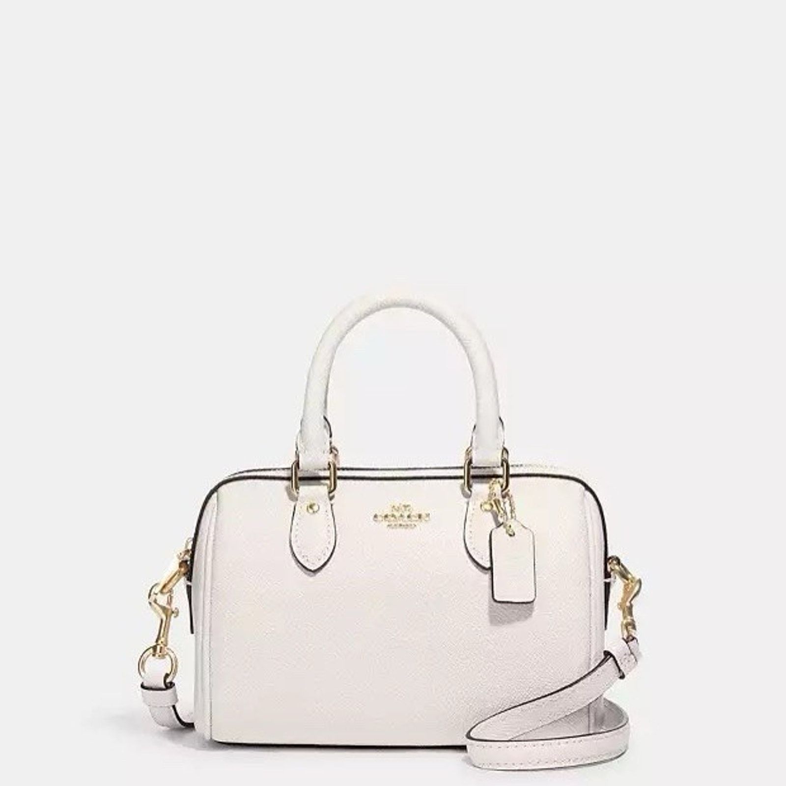 Coach NWT Coach Crossgrain Mini Rowan Crossbody CH157 Chalk Size ONE SIZE - 5 Thumbnail
