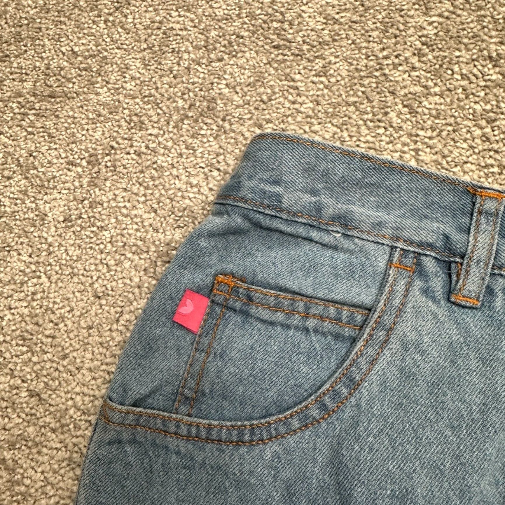Vintage Woman Within Jeans 24WP 42x28 Blue Elastic Waist Casual Classic Denim Womens Size 42" / US 20 - 4 Thumbnail