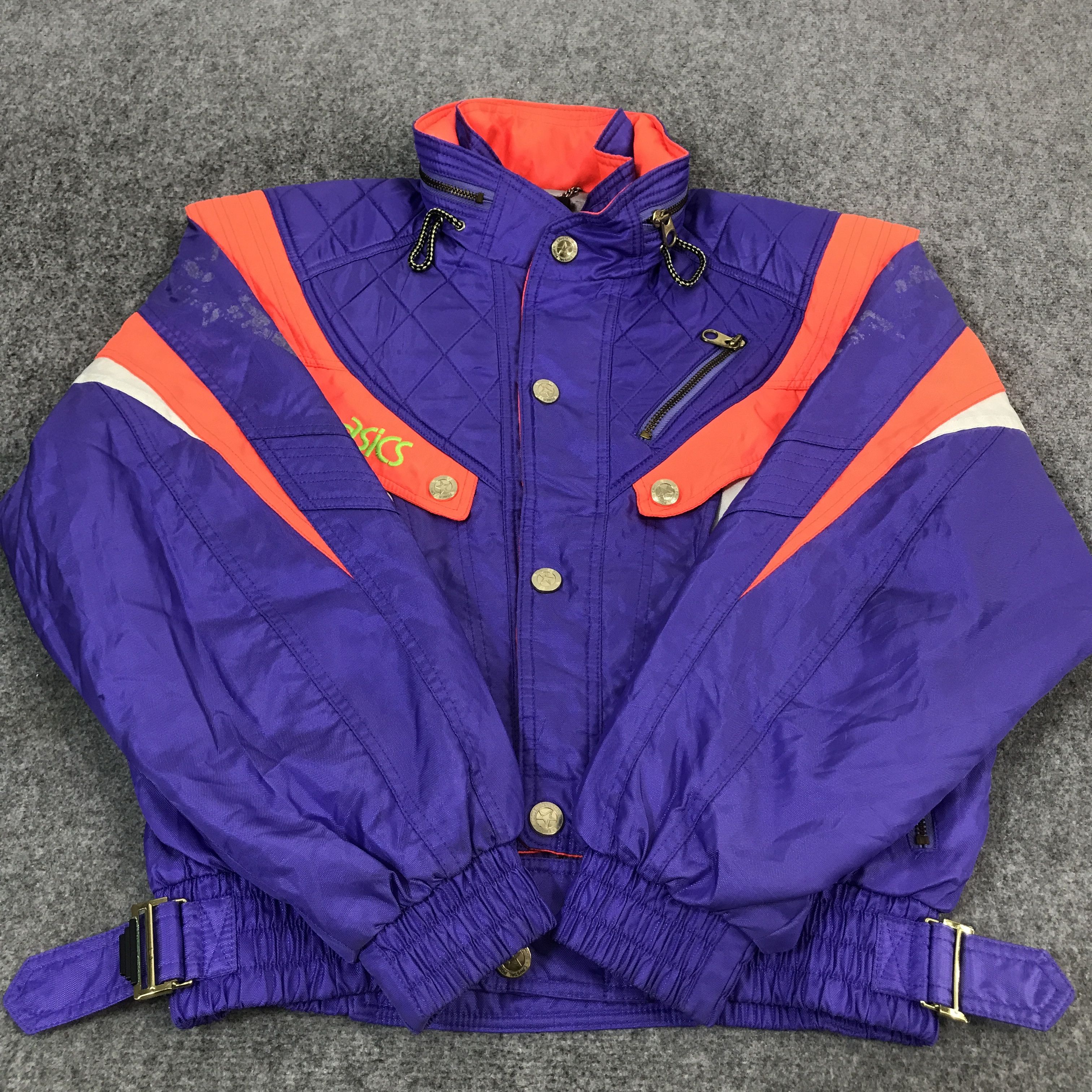 Asics × Japanese Brand × Sports Specialties VINTAGE ASICS SKI RACING MULTICOLOU JACKET Size US L / EU 52-54 / 3 - 8 Thumbnail