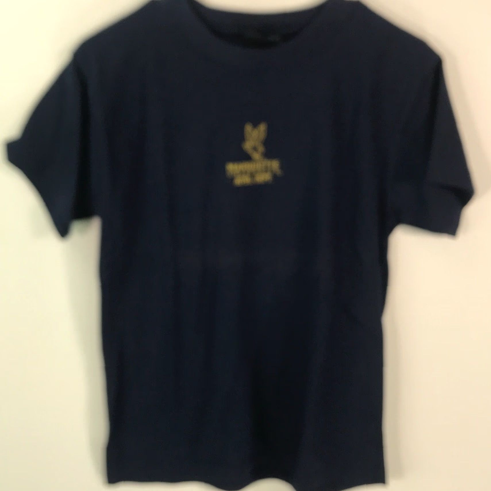 Jansport JanSport Mens T Shirt Navy Blue Pullover 100% Cotton Crew Neck Short Sleeve Size L Marquette University Athl Depart University Mens Shirts Size US L / EU 52-54 / 3 - 2 Thumbnail