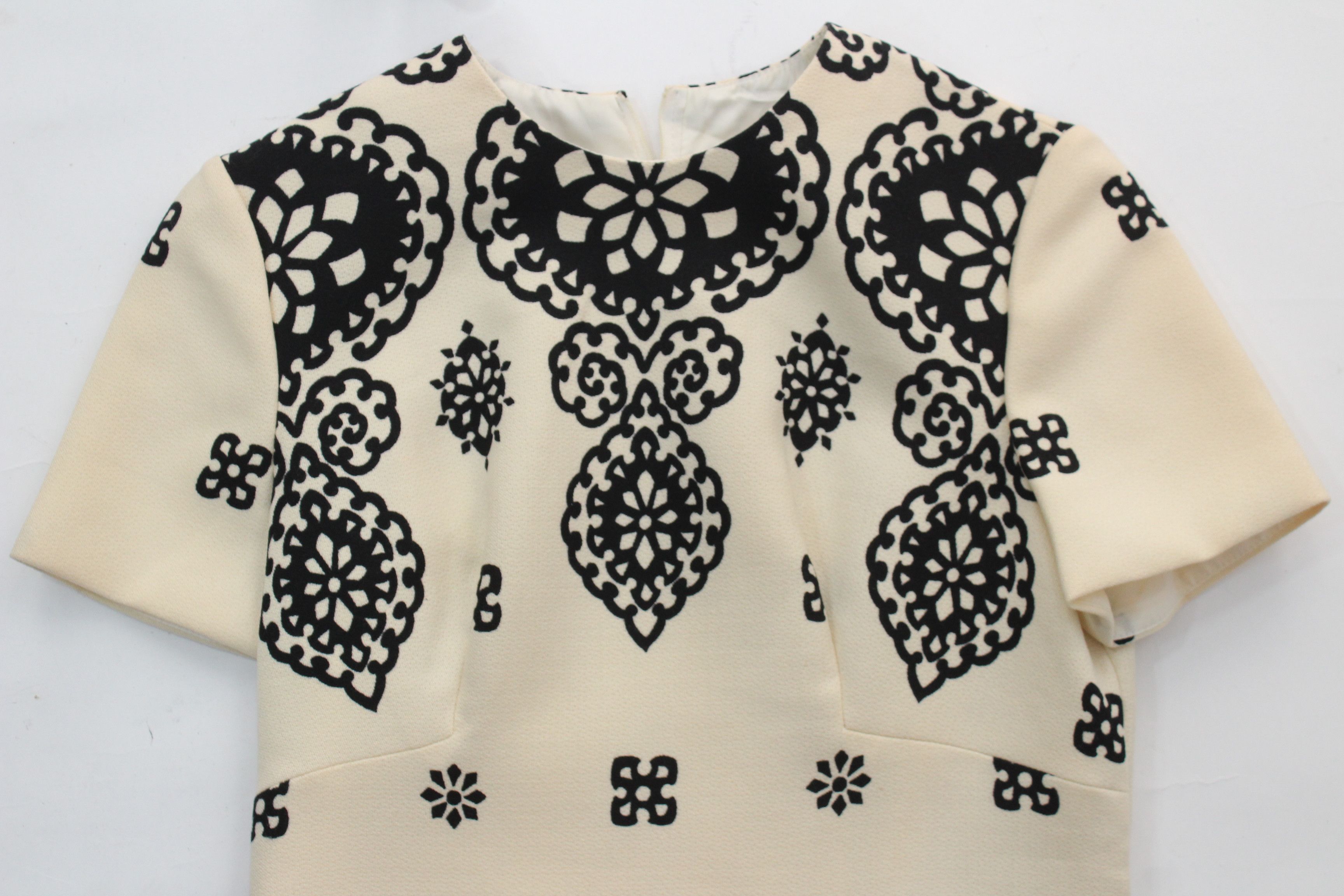 Vintage Vintage Emilio Schuberth Roma Wool Mini Dress - Size 40 Size S / US 4 / IT 40 - 17 Thumbnail