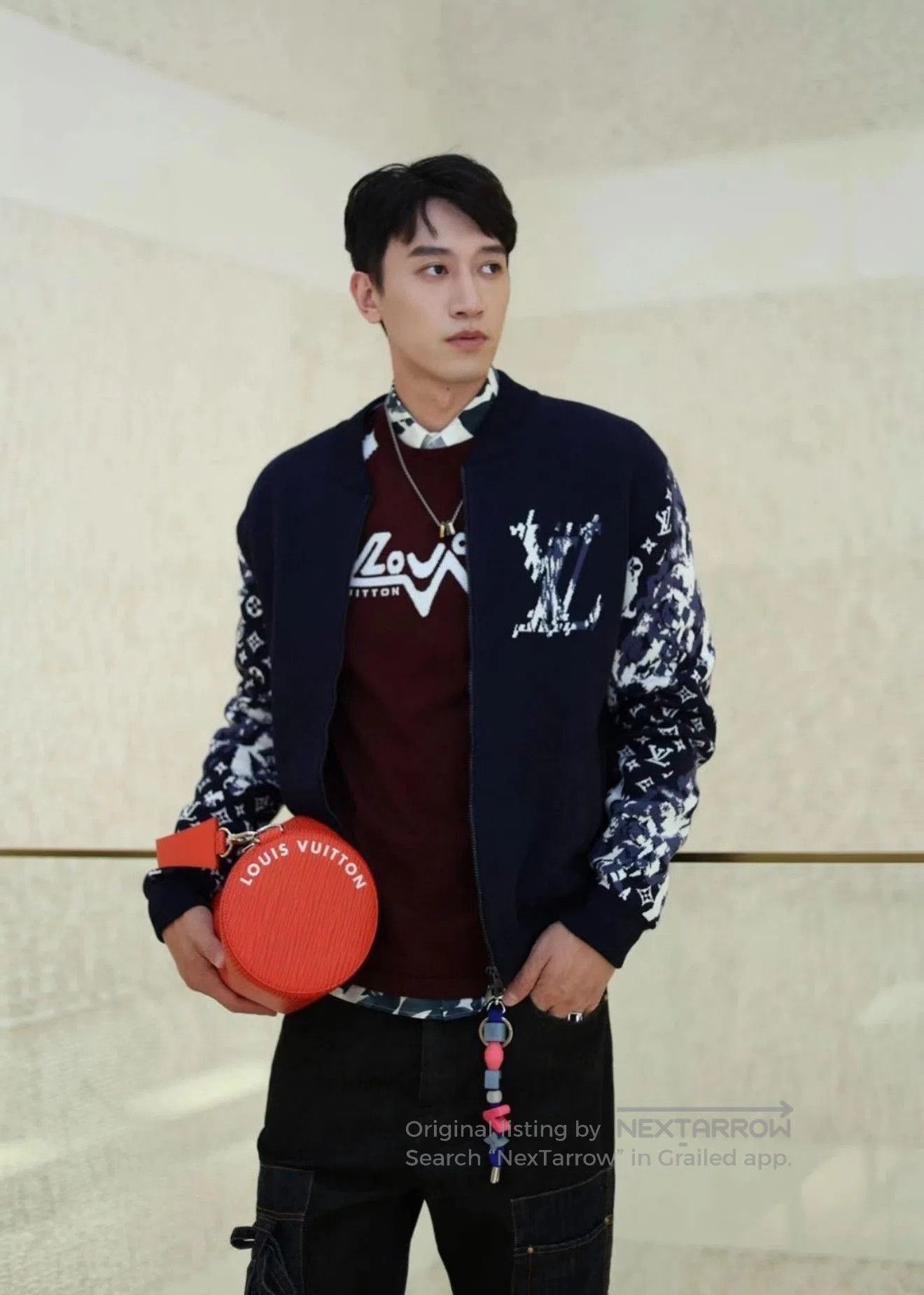Louis Vuitton Louis Vuitton Logo Print Zip Bomber Jacket. Size US S / EU 44-46 / 1 - 9 Thumbnail