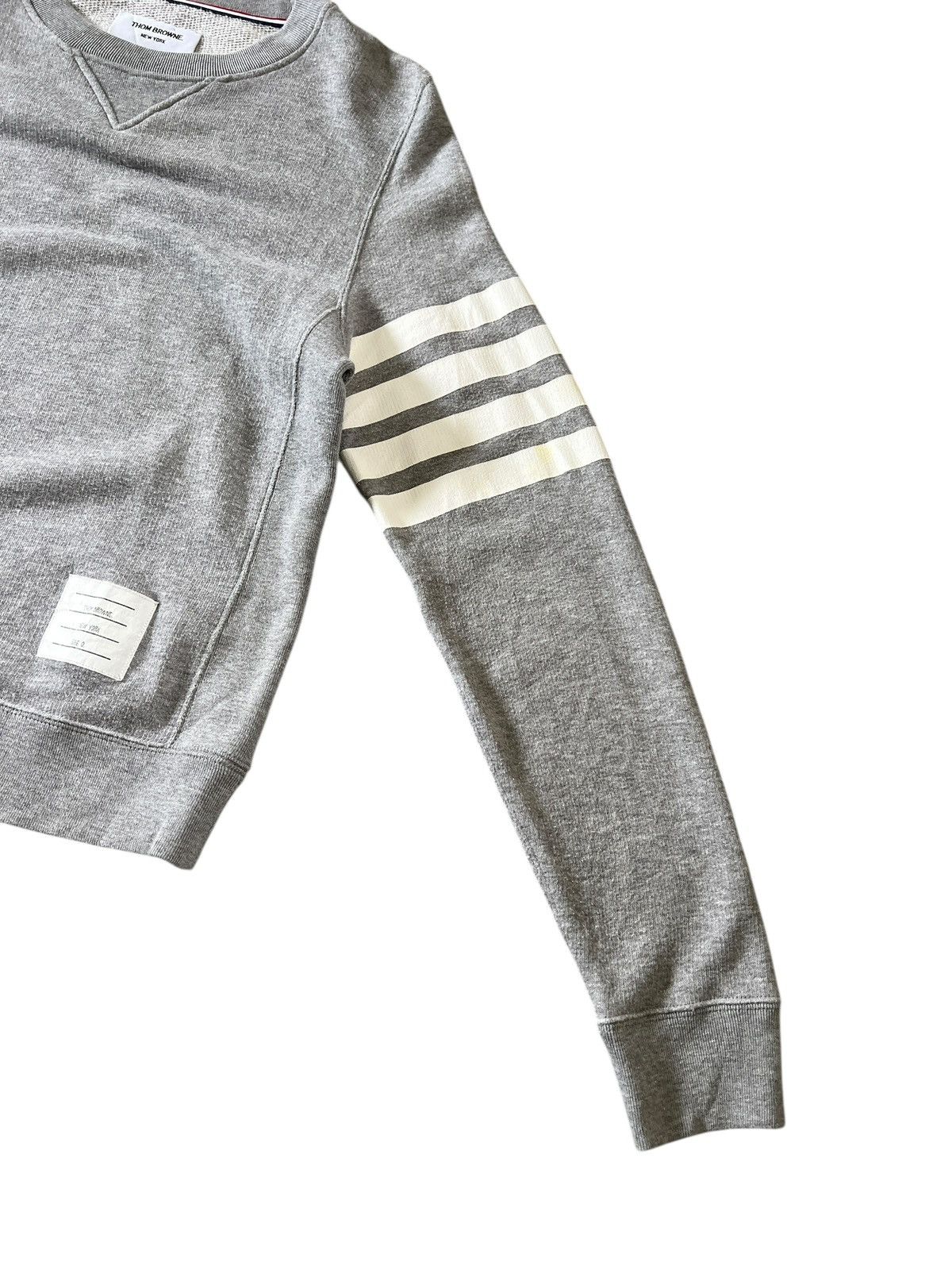 Thom Browne Thom Browne 4 Bar Classic Sweatshirt Size US XS / EU 42 / 0 - 4 Thumbnail