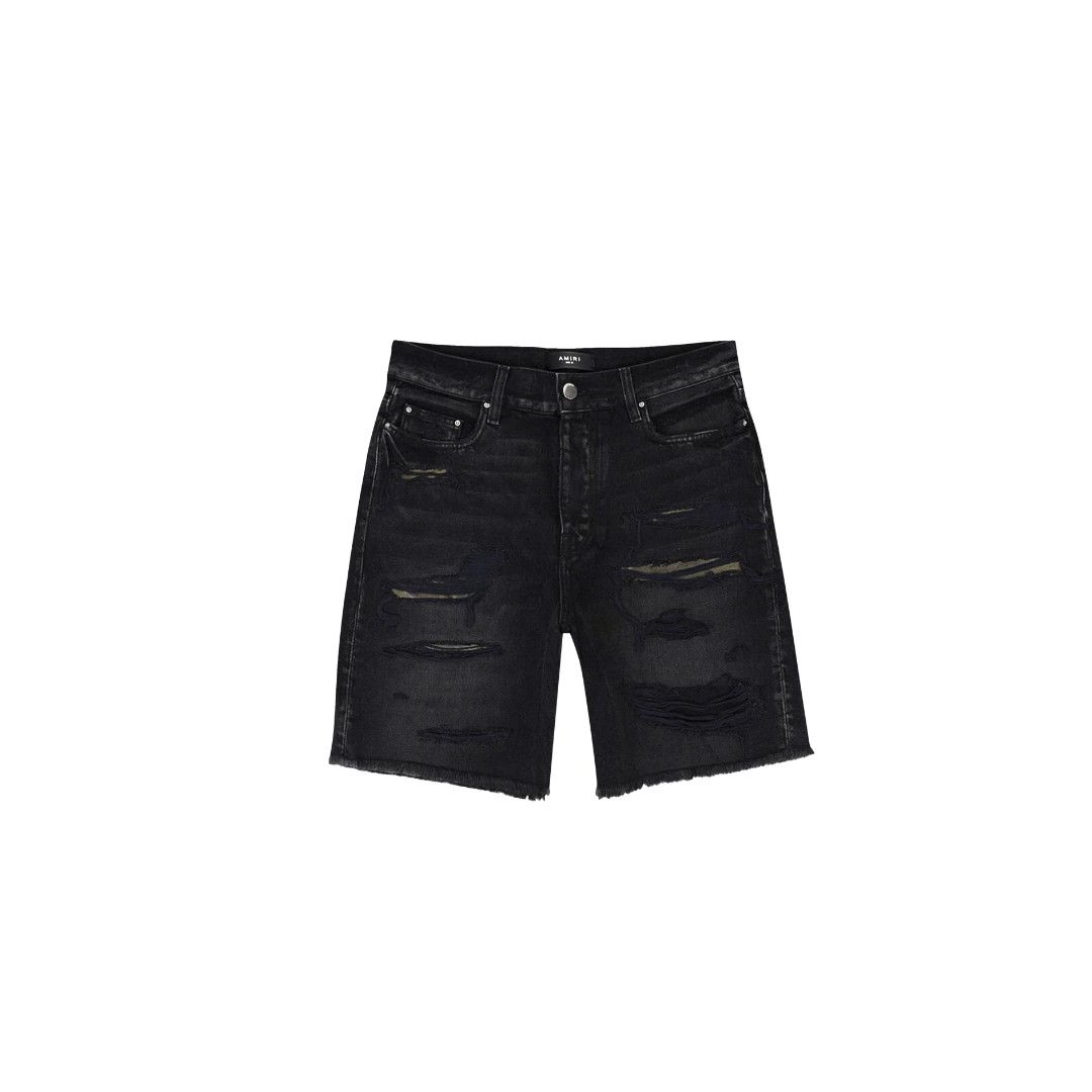 Amiri o1w1db10525 Camo Patch Short in Black Size US 32 / EU 48 - 1 Thumbnail