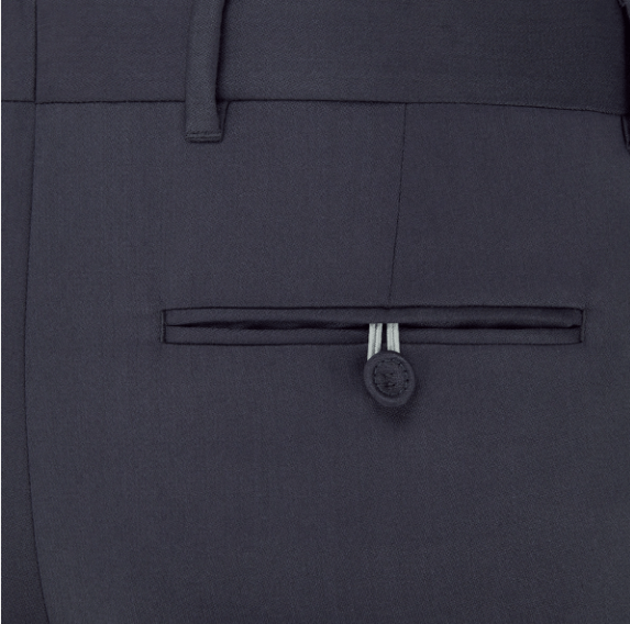 Dior o1w1db11225 443C13 Flared Pant in Navy Blue Size US 34 / EU 50 - 3 Thumbnail