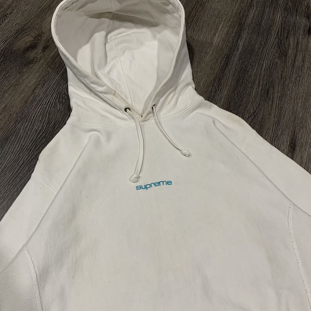 Supreme Supreme Compact Logo Hooded Sweatshirt Size US S / EU 44-46 / 1 - 2 Thumbnail