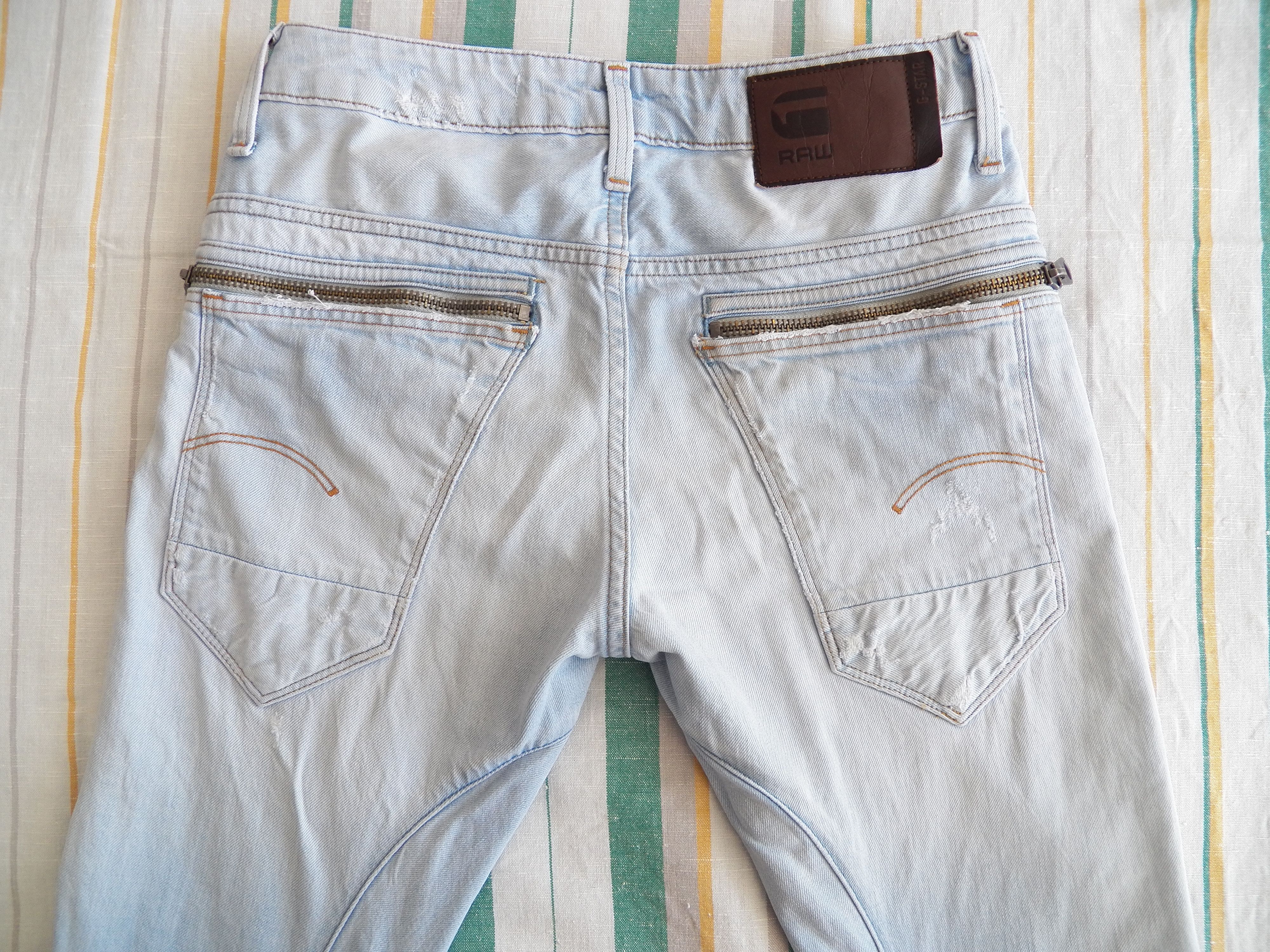 G-Star G-Star RAW Arc Zip 3D Slim Jeans W28 L30 Lt Aged Restore Size US 28 / EU 44 - 8 Thumbnail