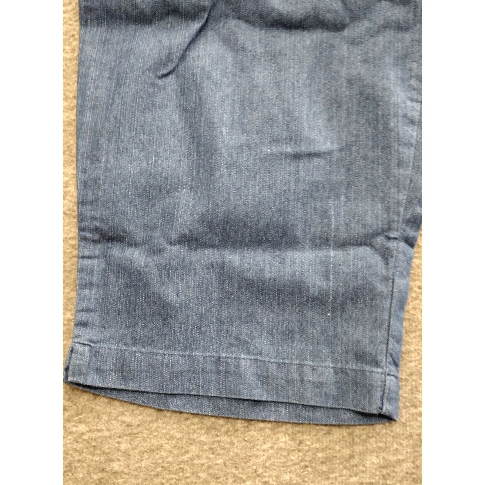Vintage White Stag Women’s Capri Jeans Cotton Blend 18 Blue Denim Regular 90s Vintage Style Spring Summer Jeans Ladies Size 40" / US 18 - 7 Thumbnail