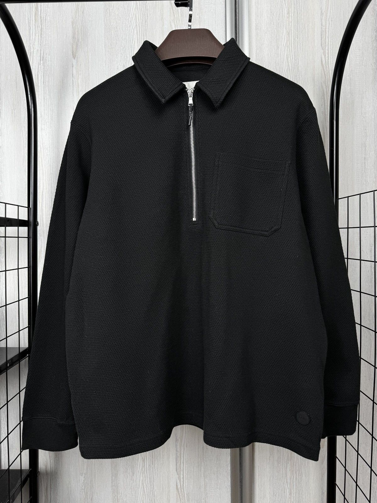 Folk Folk 1/4 Zip Black Jumper Mens Size M Sweater Size US M / EU 48-50 / 2 - 2 Thumbnail
