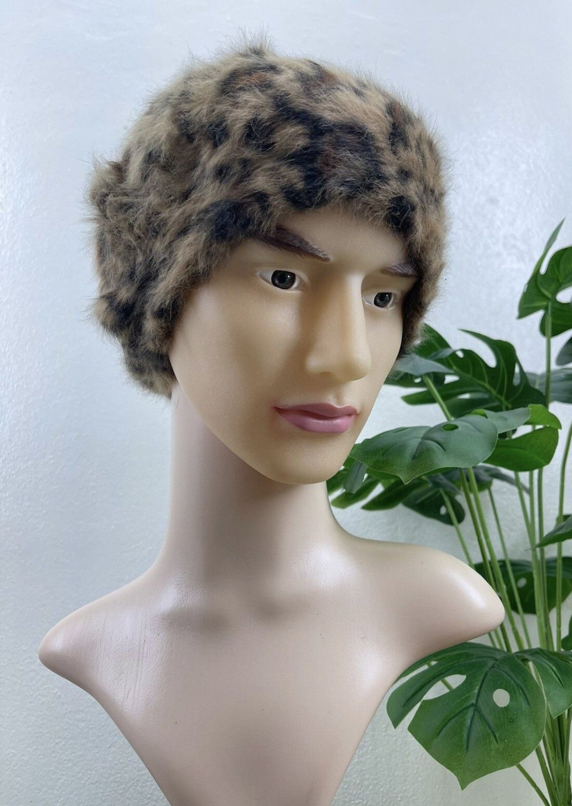 Vintage Vintage Leopard Faux Fur soft Hats Size ONE SIZE - 1 Thumbnail