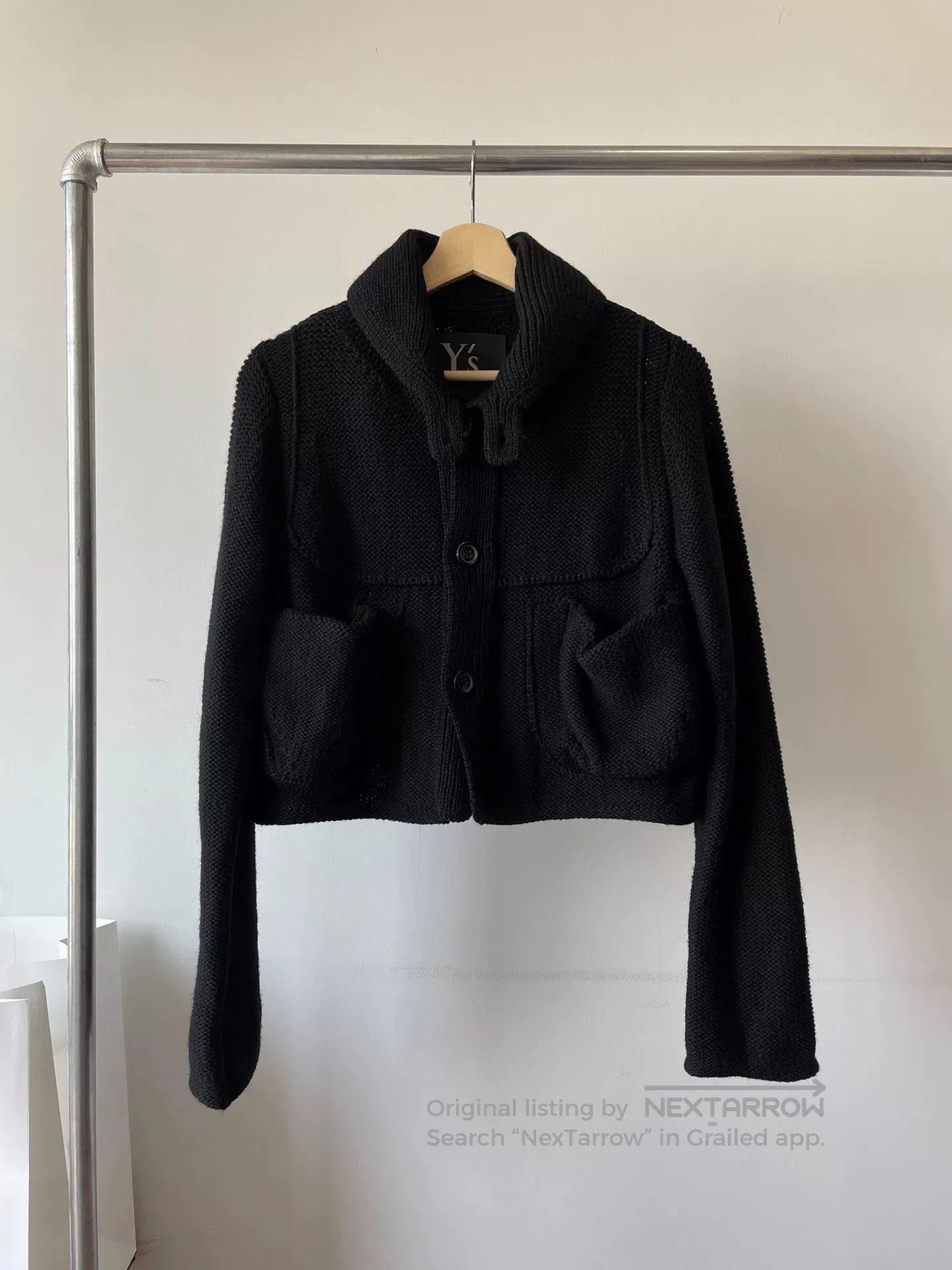 Y's Y's Yohji Yamamoto Knit Jacket. Size M / US 6-8 / IT 42-44 - 1 Thumbnail