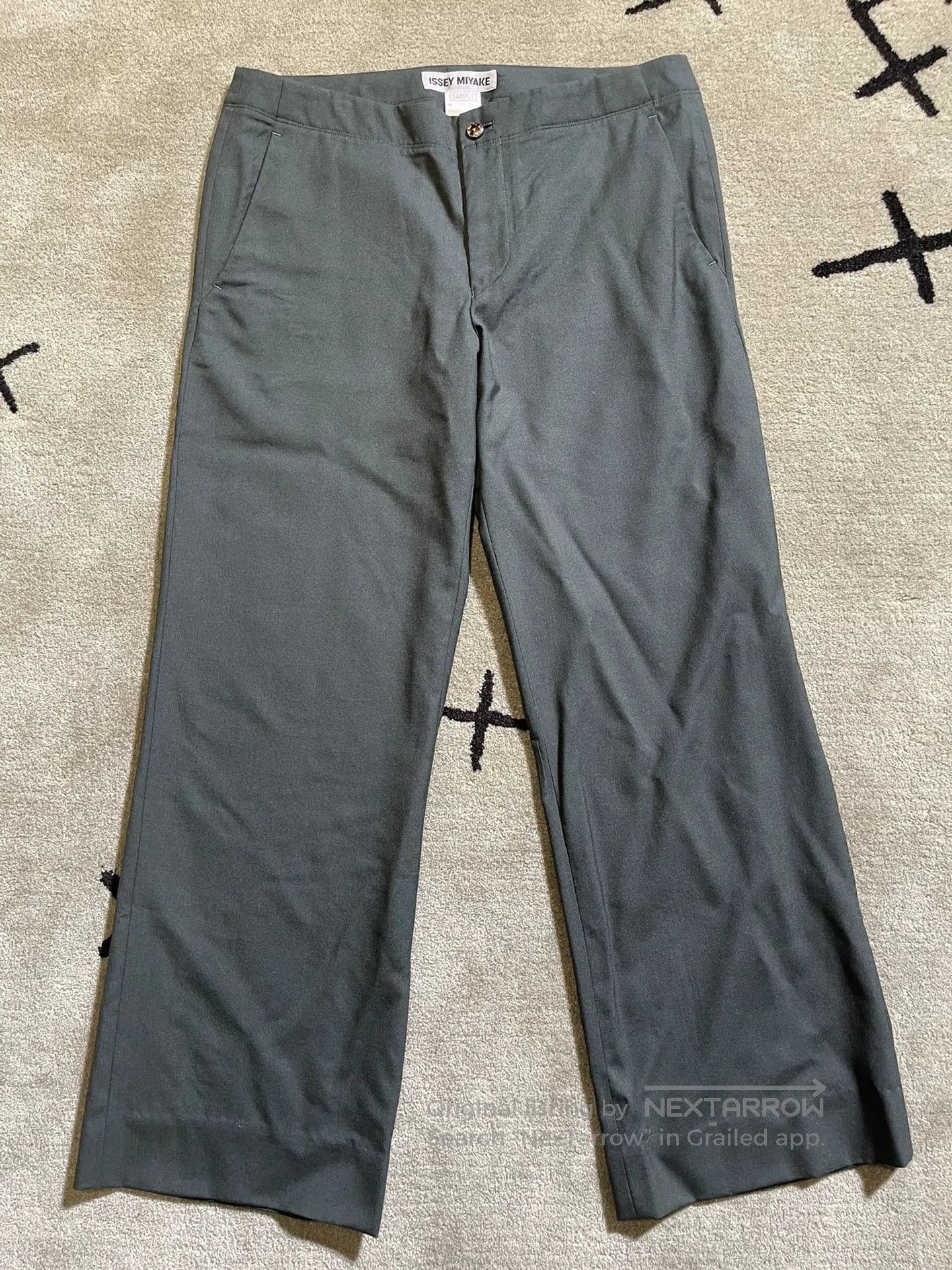 Issey Miyake Issey Miyake Green Cargo Pants Sample. Size US 26 / EU 42 - 1 Thumbnail