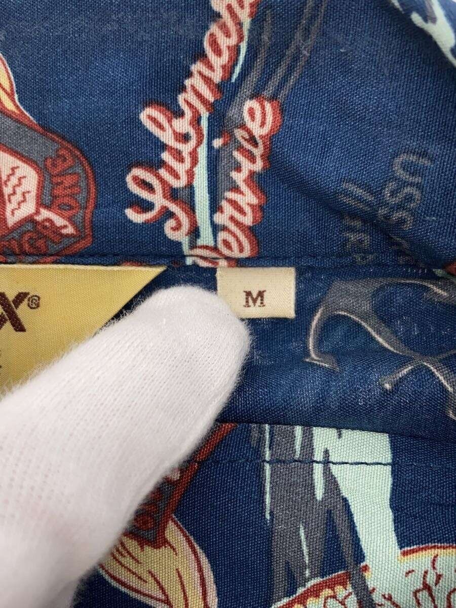 Avirex Avirex Mermaid Aloha Shirt Monogram Rayon SS Shirt Navy Size US M / EU 48-50 / 2 - 4 Thumbnail