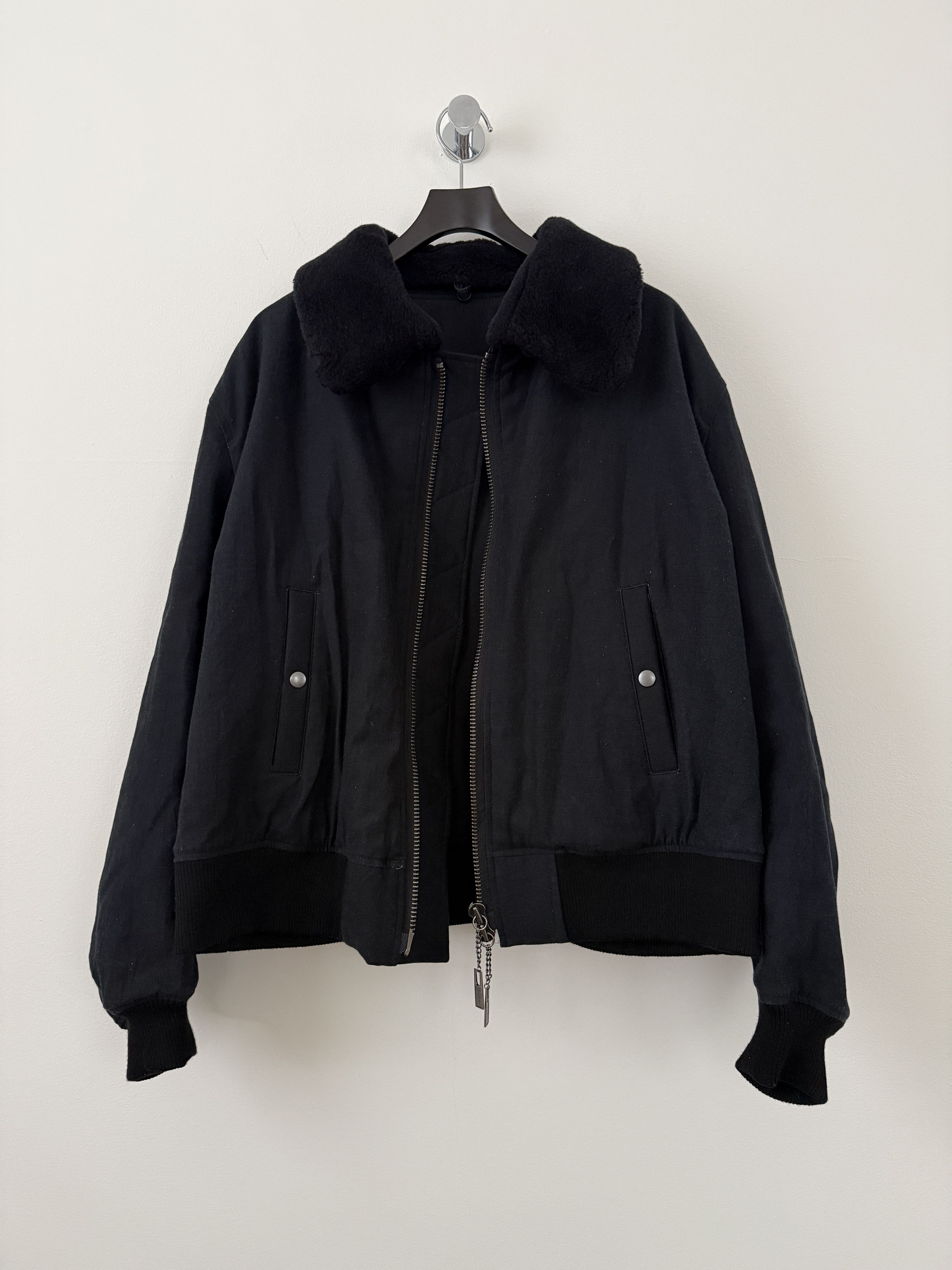 Yohji Yamamoto Pour Homme Lady Print Wool Blouson Jacket 2024 Size US L / EU 52-54 / 3 - 9 Thumbnail