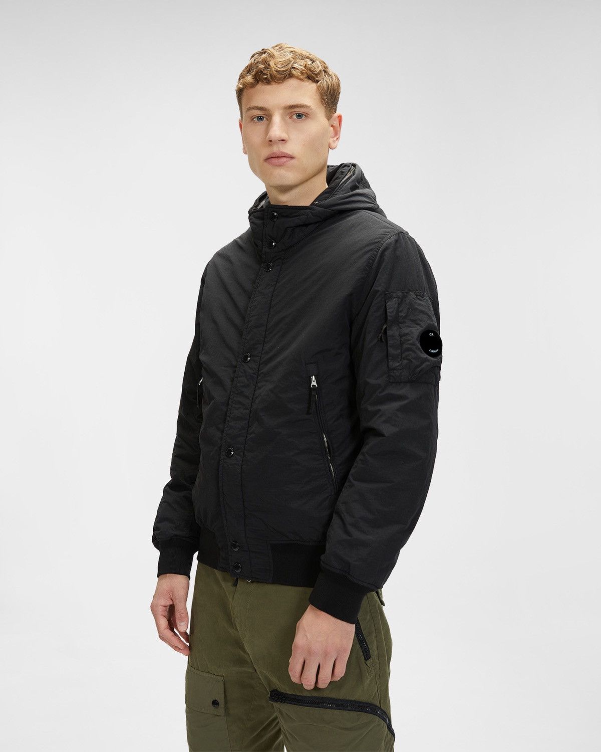 C.P. Company Flatt nylon hooded padded jacket Size US L / EU 52-54 / 3 - 13 Thumbnail
