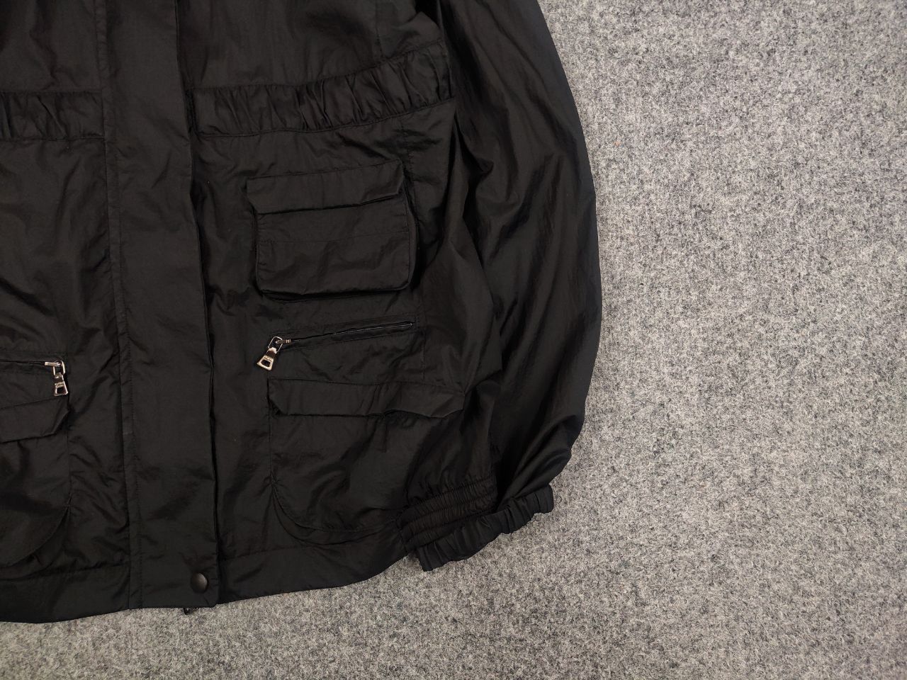 Prada Rare Prada AW07 Black Label Nylon Cargo Zip Pocket Jacket Size S / US 4 / IT 40 - 10 Thumbnail