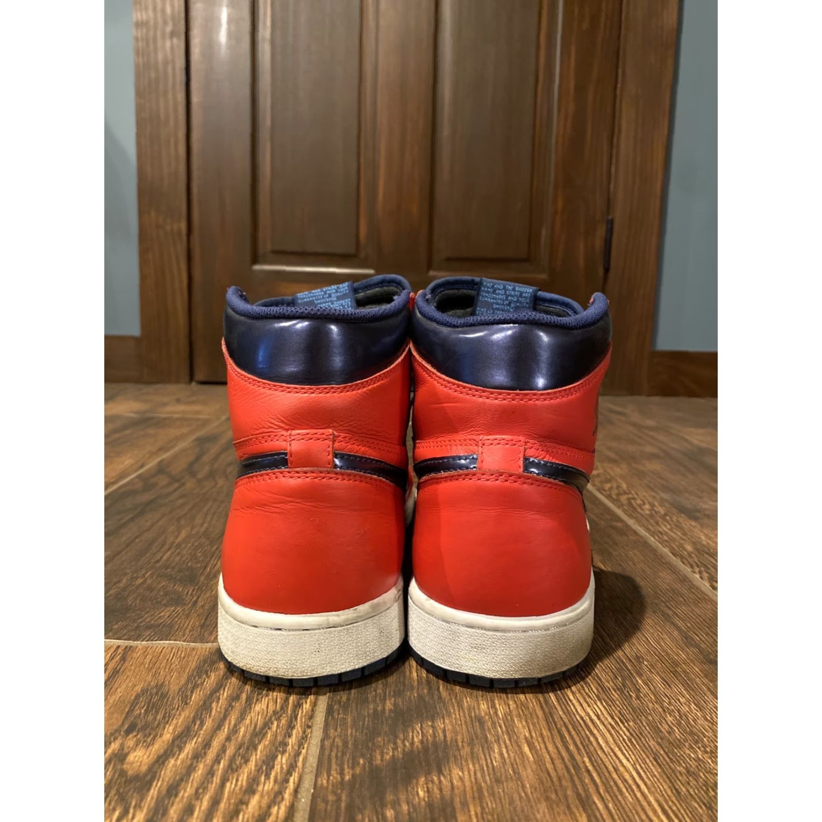 Nike Nike Air Jordan 1 Retro High David Letterman Sneaker 10 Mens Red Size US 10 / EU 43 - 4 Thumbnail