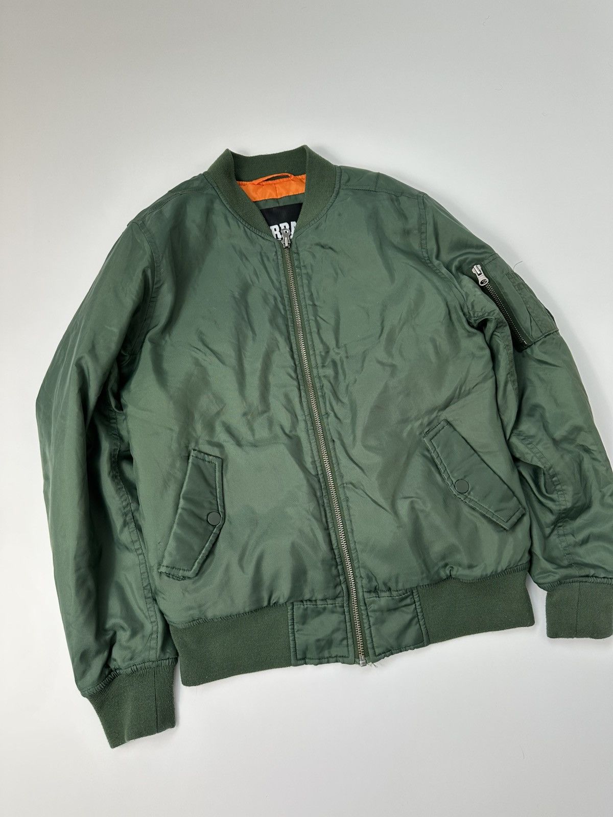 Urban Classics Women's Bomber Classic Jacket L Size Green Size M / US 6-8 / IT 42-44 - 5 Thumbnail