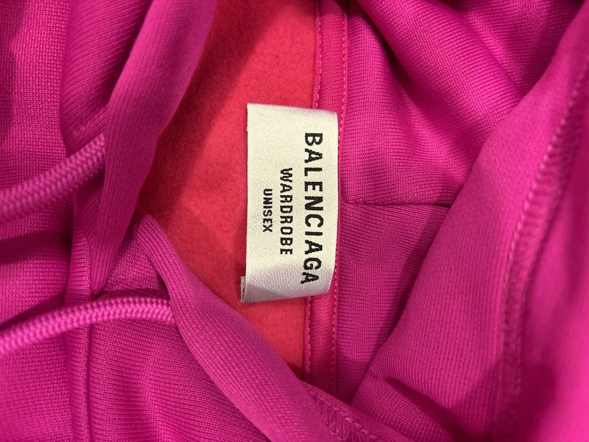 Balenciaga Balenciaga Fuchsia Copyright Logo Hoodie Size US L / EU 52-54 / 3 - 5 Thumbnail