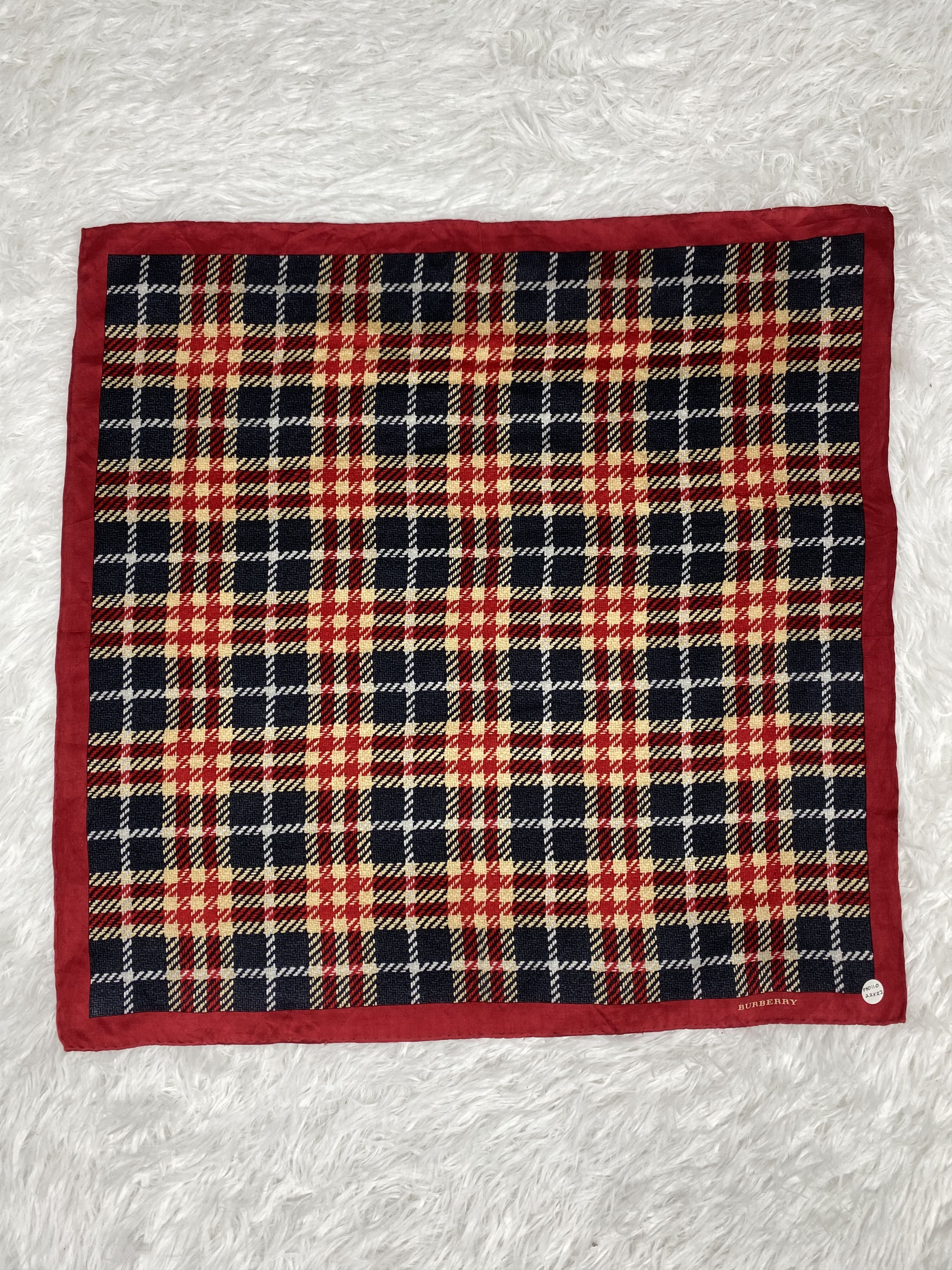 Burberry Vintage Burberry Handkerchief PH0110 Size ONE SIZE - 3 Thumbnail